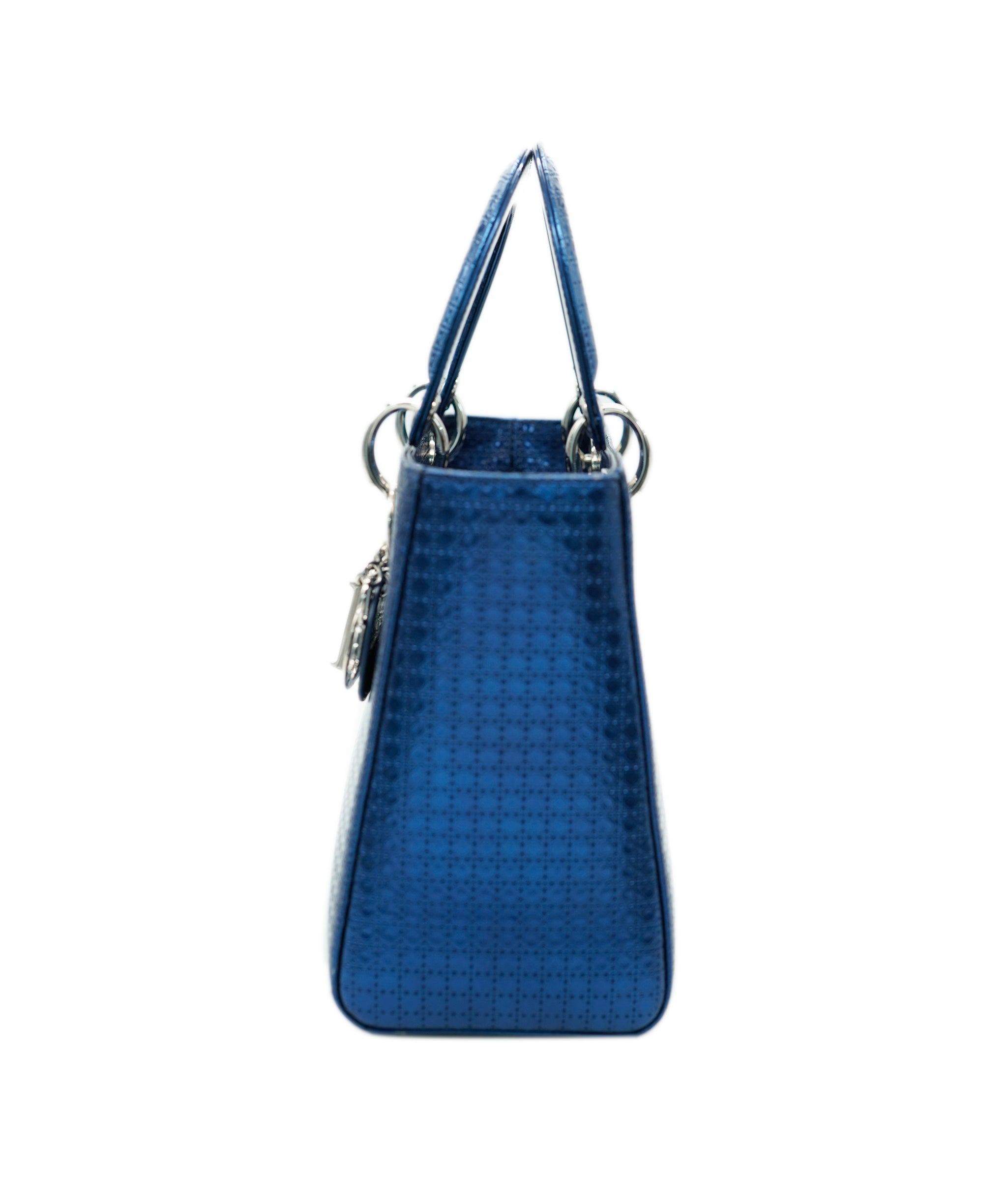 Lady Dior Medium Micro Cannage Blue - SYCA026
