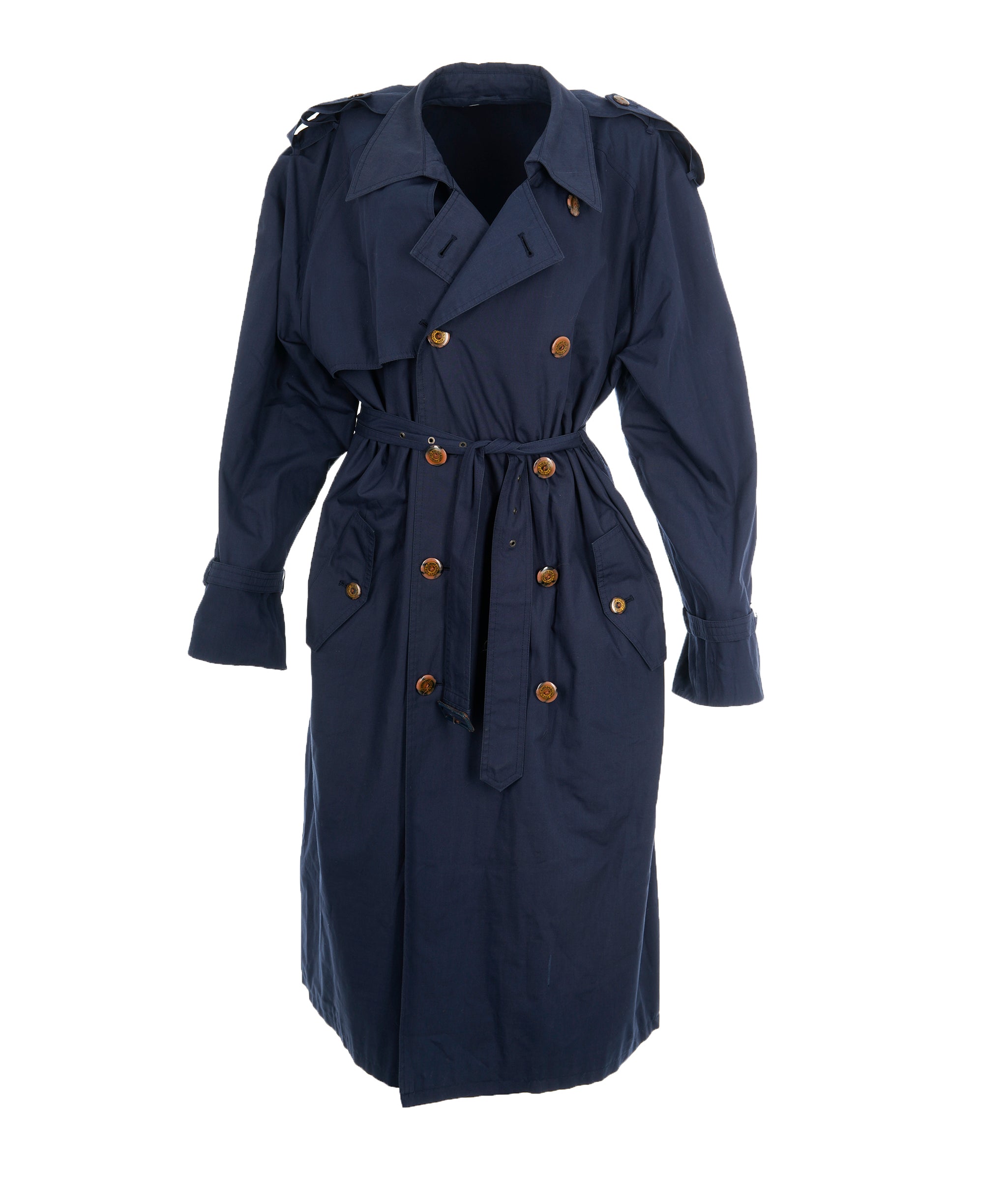 YVES SAINT LAURENT NAVY TRENCH - APL0005