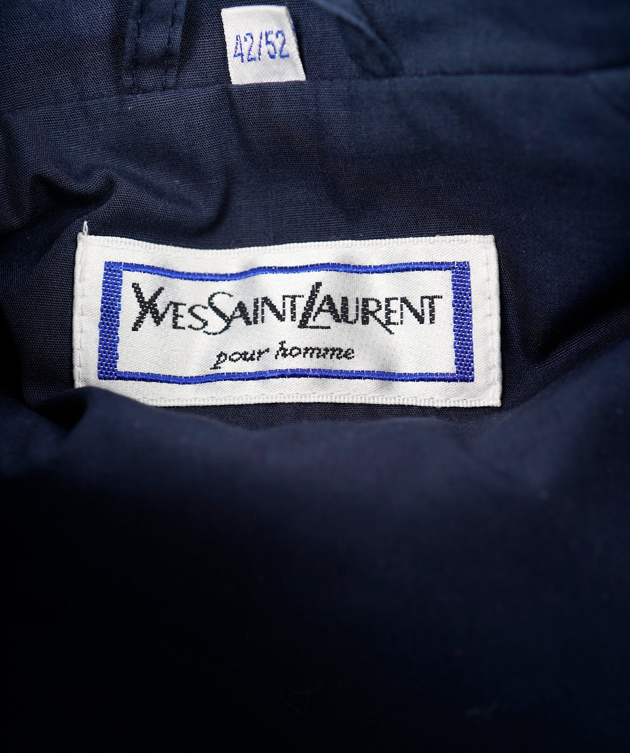 YVES SAINT LAURENT NAVY TRENCH - APL0005