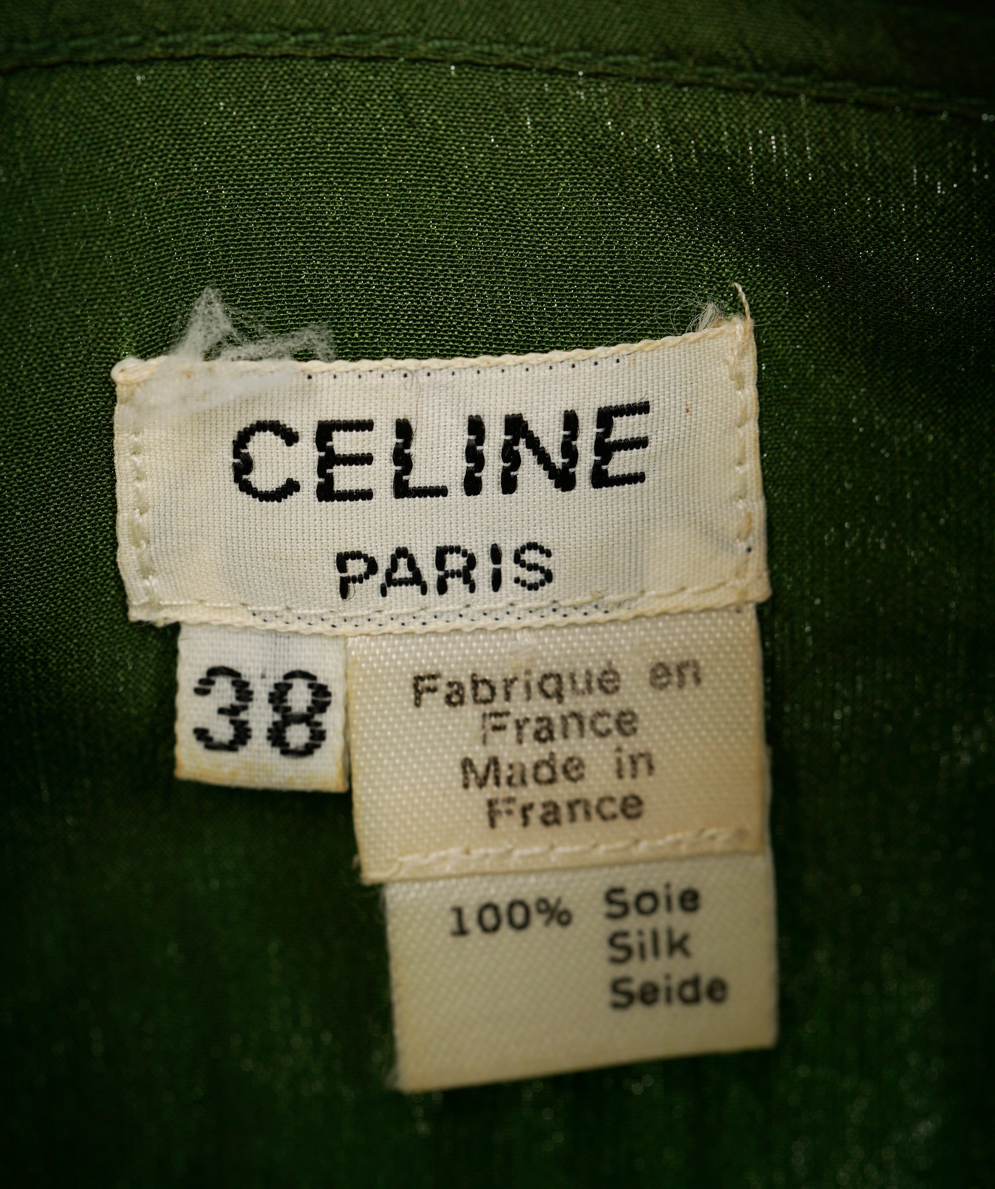 Celine Triomphe Green Shirt ALC1573