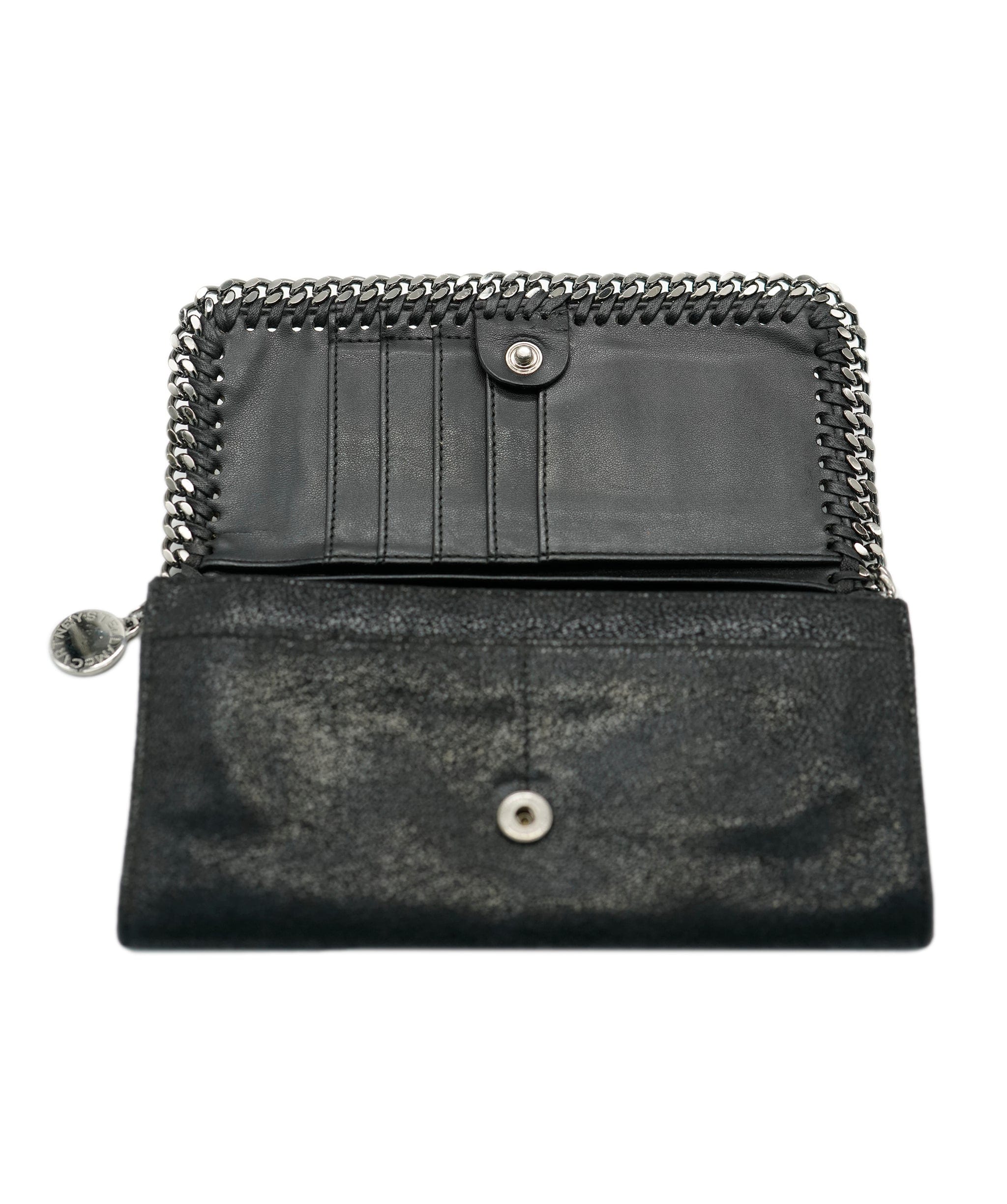 Stella McCartney Stella McCartney Black Leather Wallet