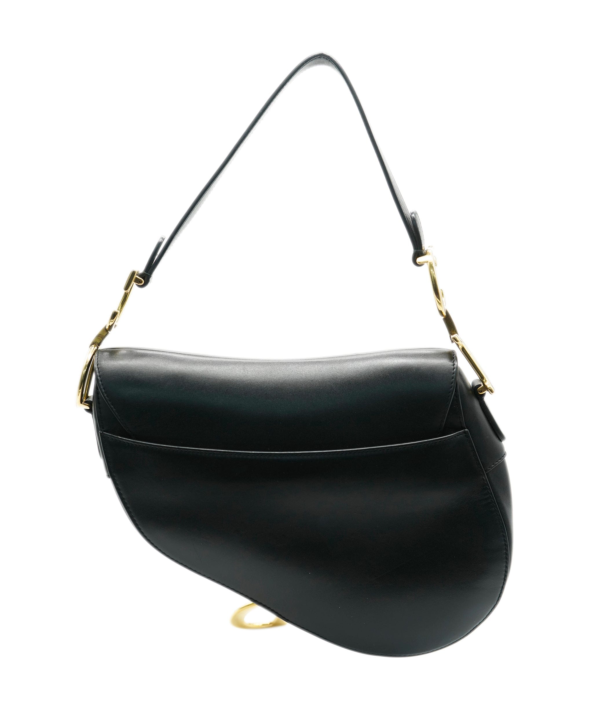 Christian Dior Large black Saddle with strap ALC1407