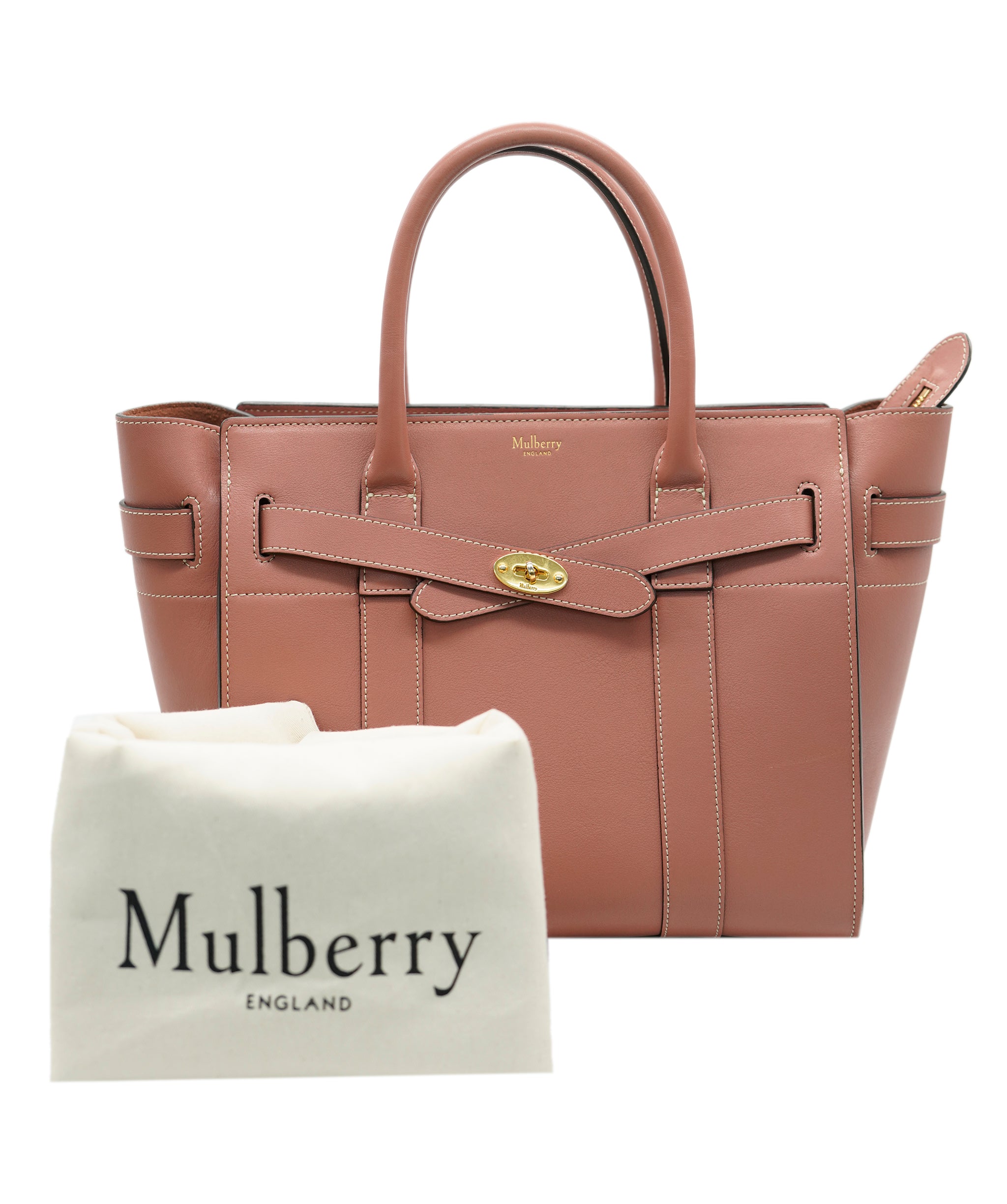 Mulberry dusty rose pink tote - AJC0779