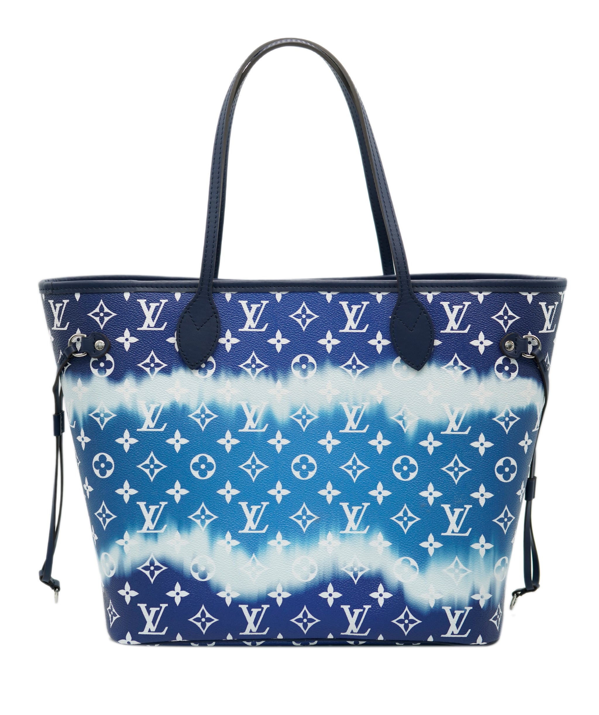 Louis Vuitton GM Blue Escale neverfull with SHW  - AJC0778