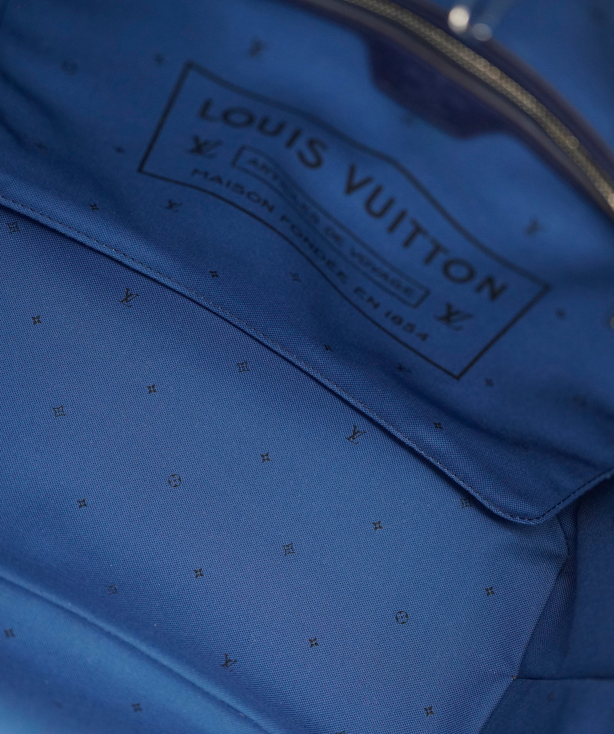 Louis Vuitton GM Blue Escale neverfull with SHW  - AJC0778