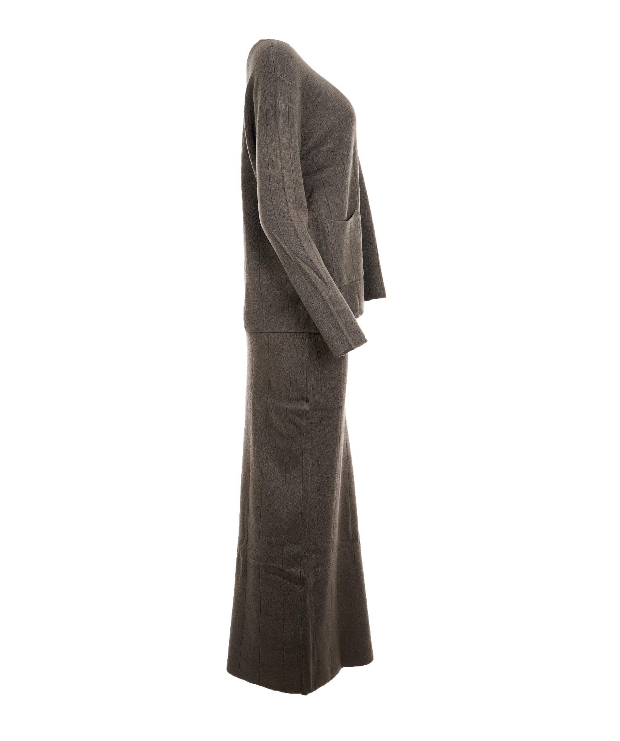 Ashley Green Crewneck Maxi Skirt Set L DBXL0141