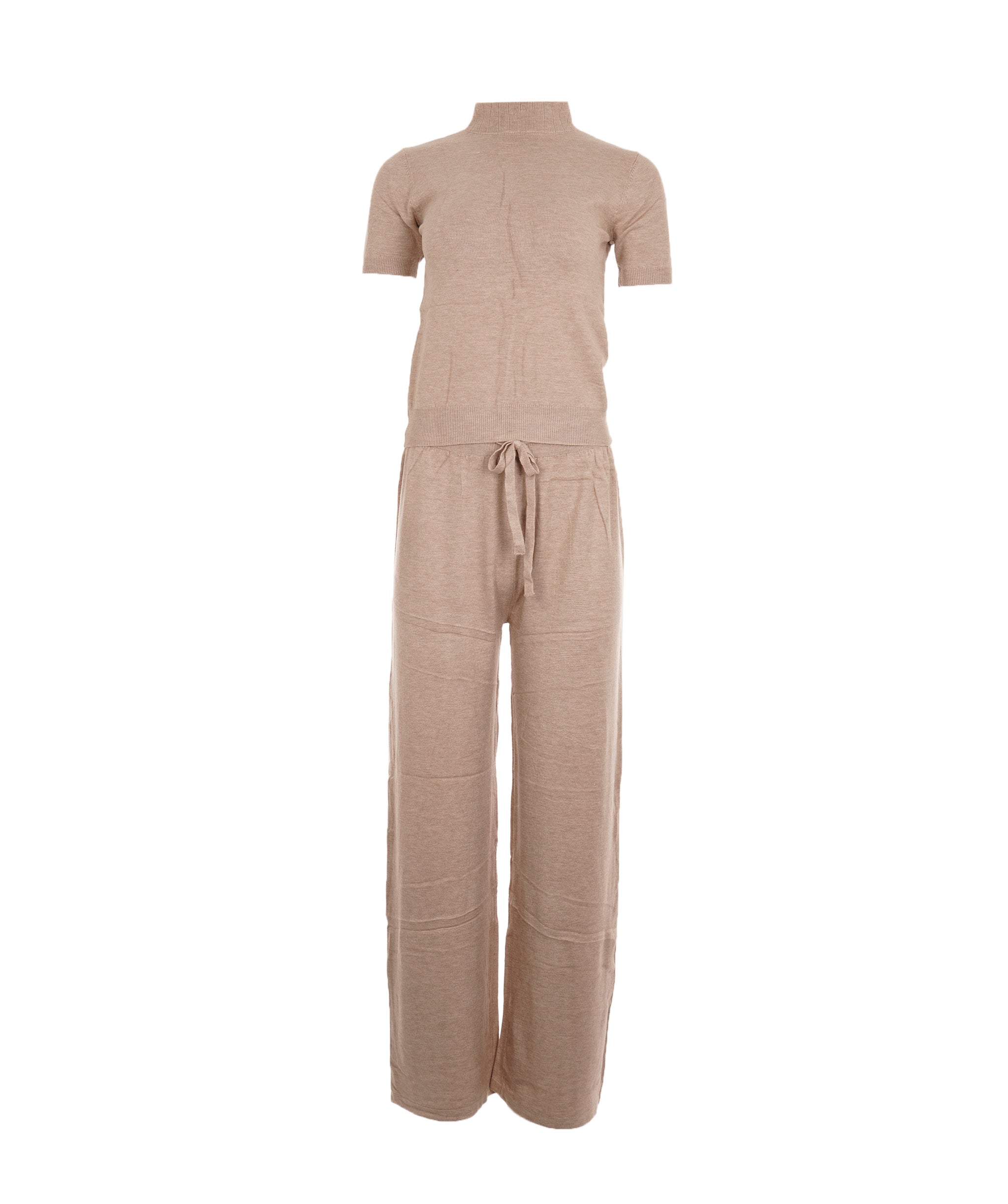 Tia 3 Piece Beige Set S/M Loungewear Set  DBXL0099