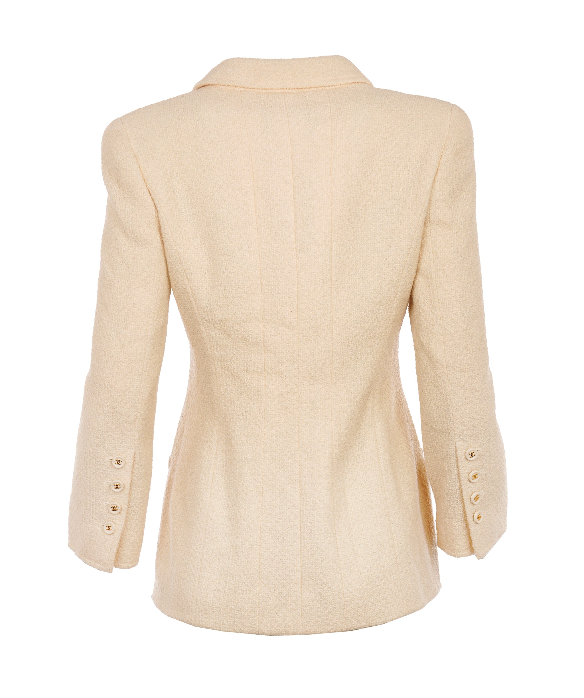 Chanel jacket white 4 pockets 95A P05701V04371 - APC0051