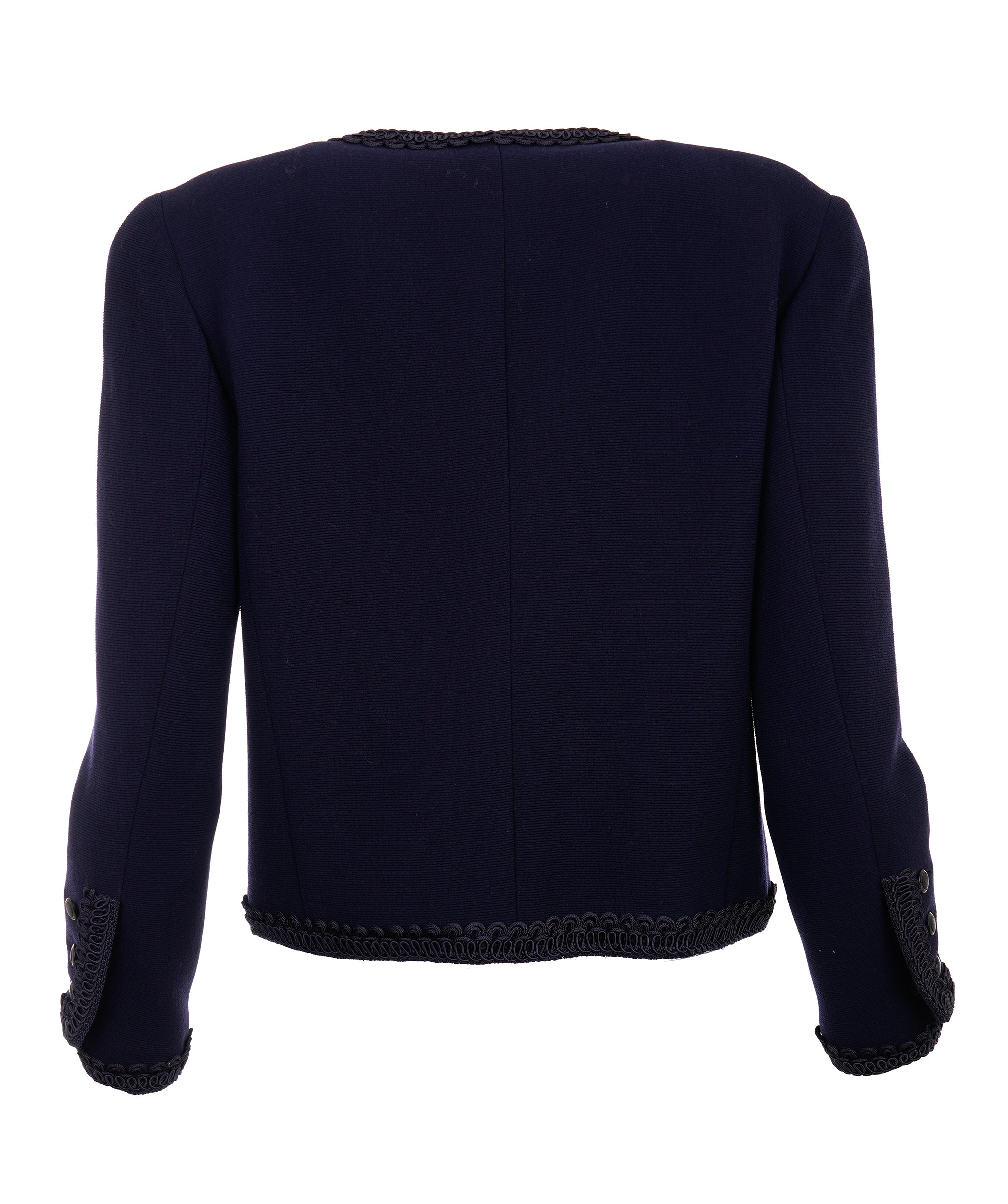 Chanel jacket marine 4 pockets with details FR42 2729056 - APC0050