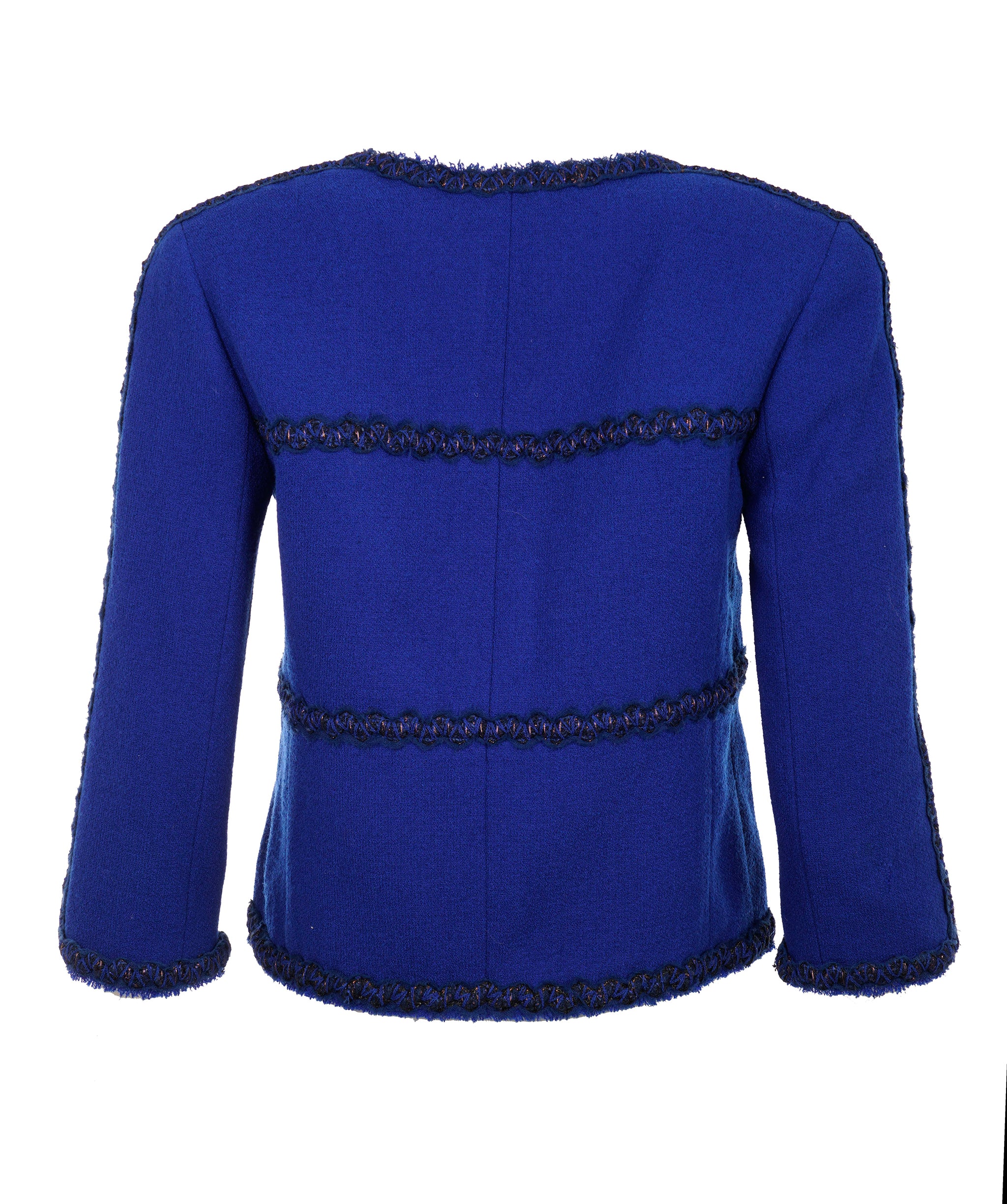 Chanel jacket electric blue 07A FR38 P31335V20708 - APC0045