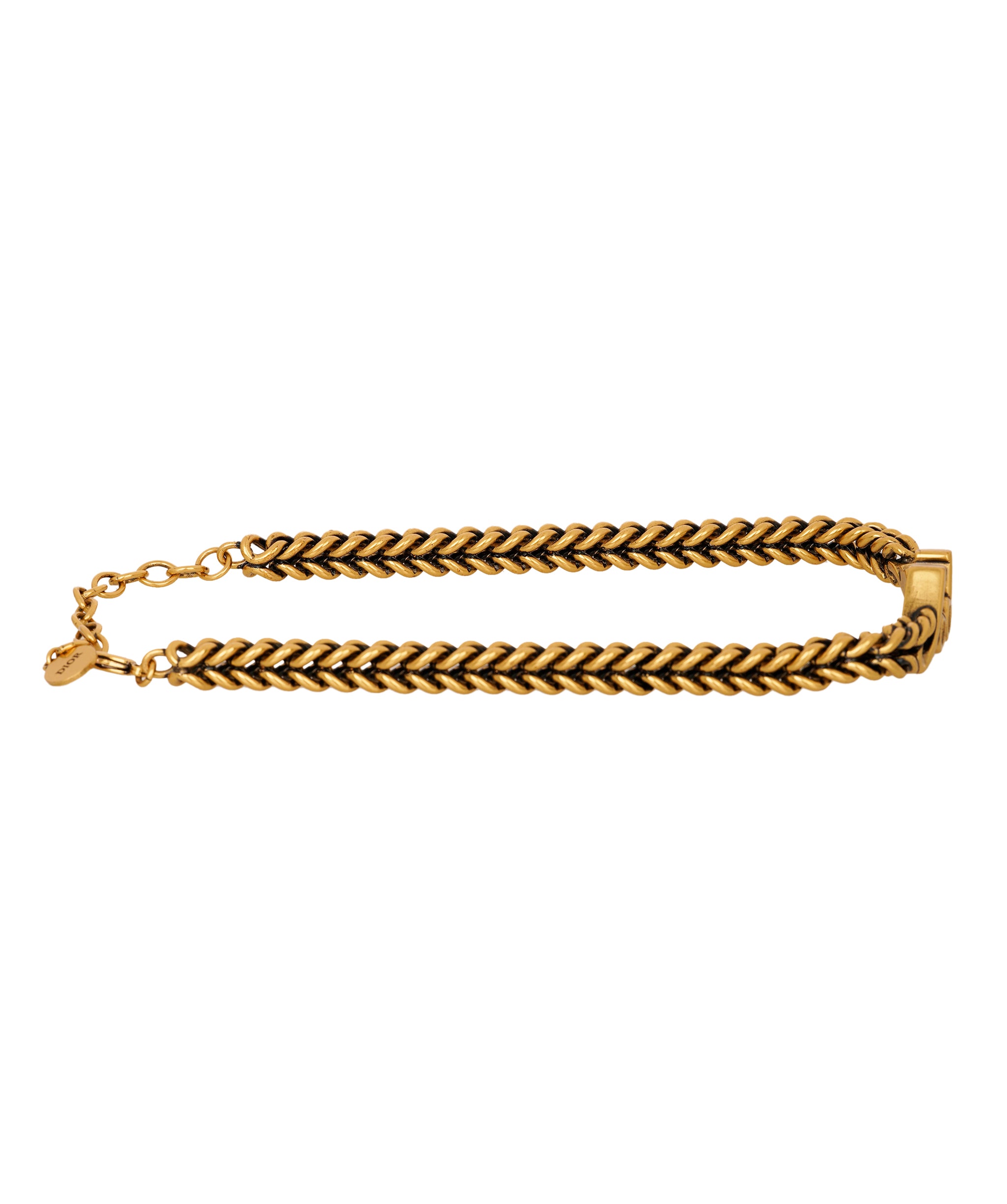 Dior Ja'Dior Gold Plated Choker Chain Necklace  ANC1742