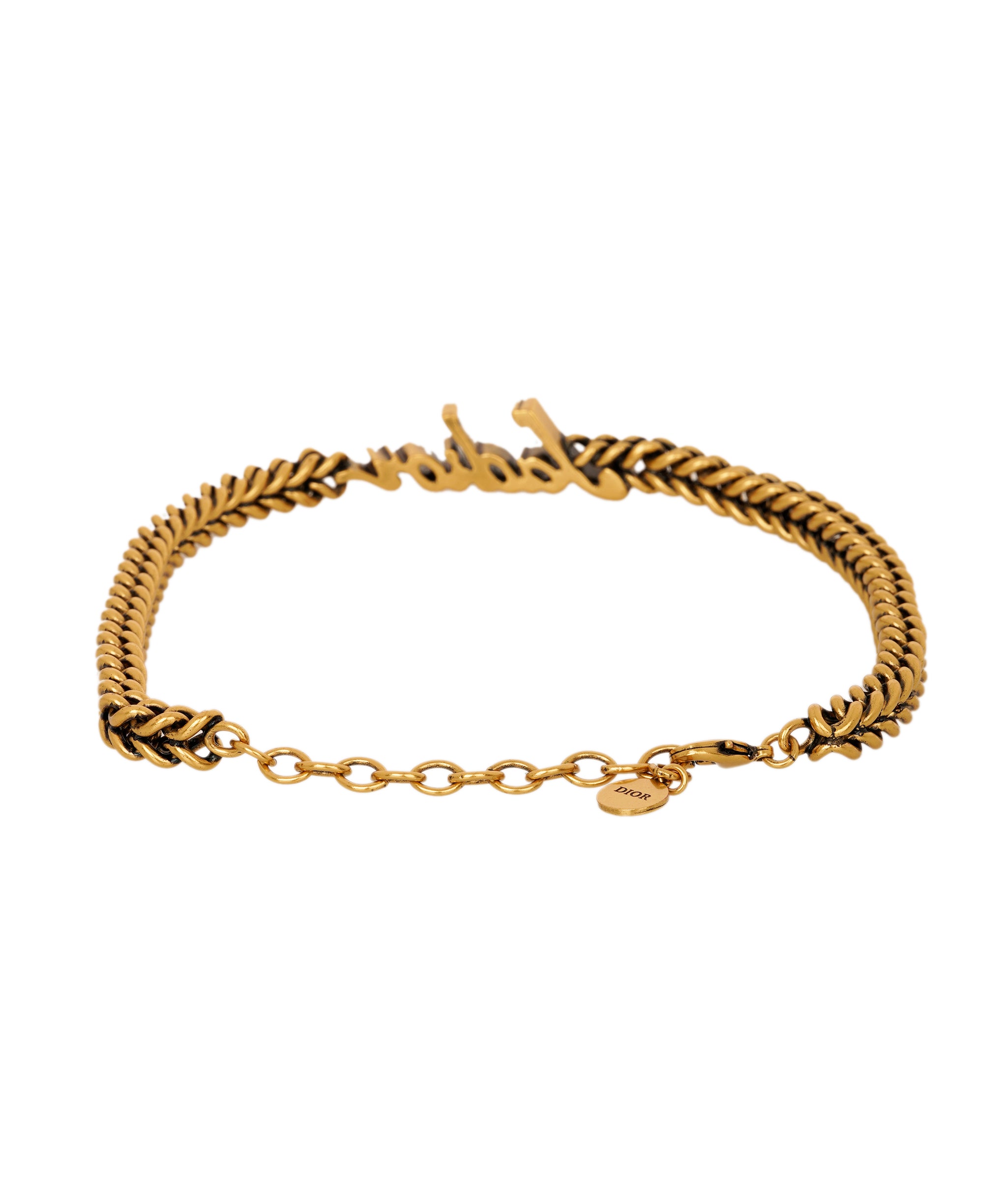 Dior Ja'Dior Gold Plated Choker Chain Necklace  ANC1742