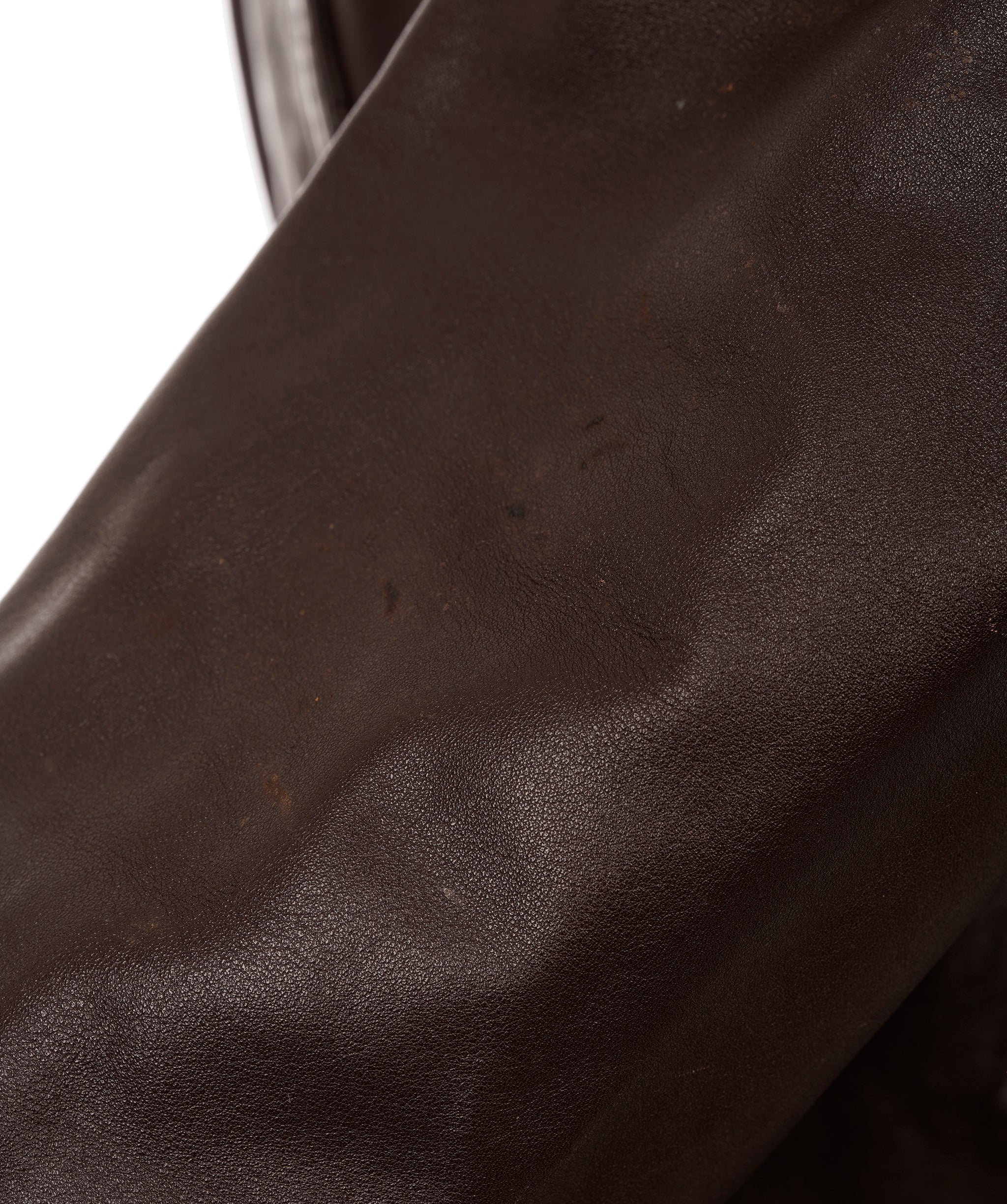Brown Leather Trench Coat Size Medium  ANC1722