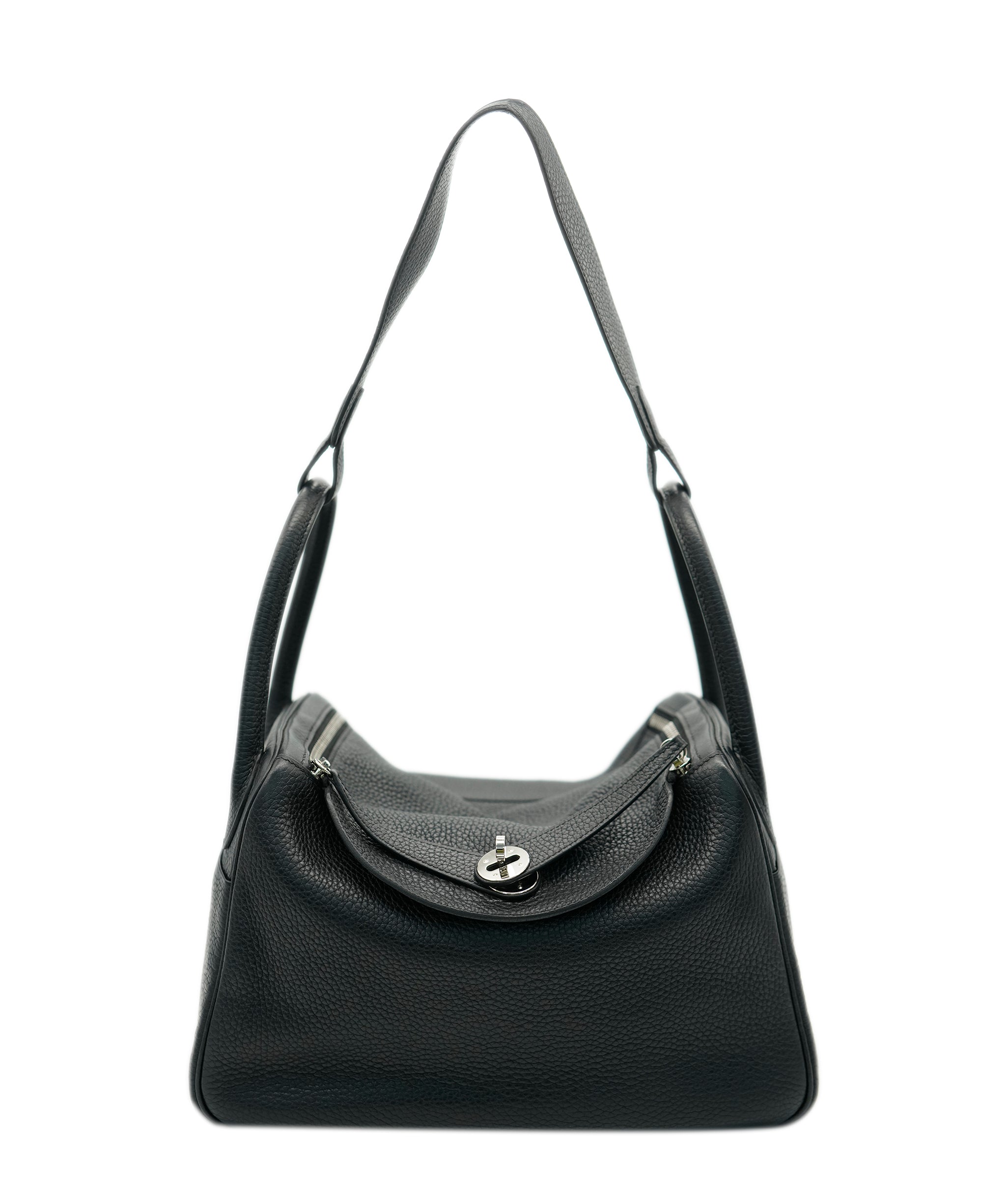 Hermes Lindy 30 Black With PHW  ALC1854