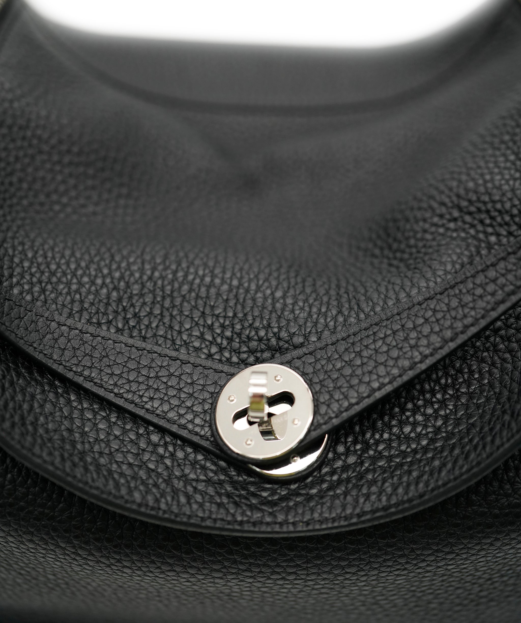 Hermes Lindy 30 Black With PHW  ALC1854