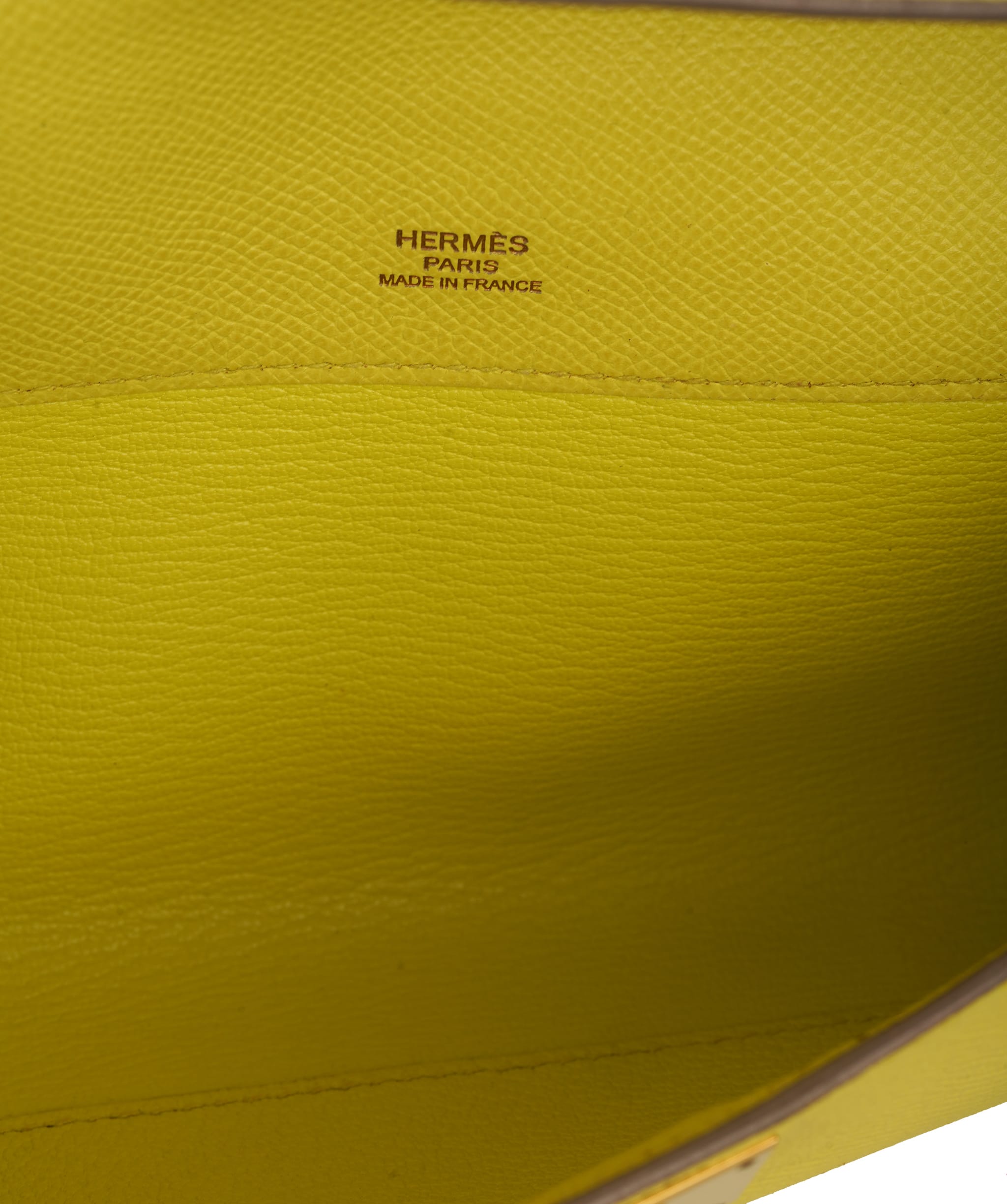 Hermés Kelly Cut Soufre Epsom With GHW  ALC4152
