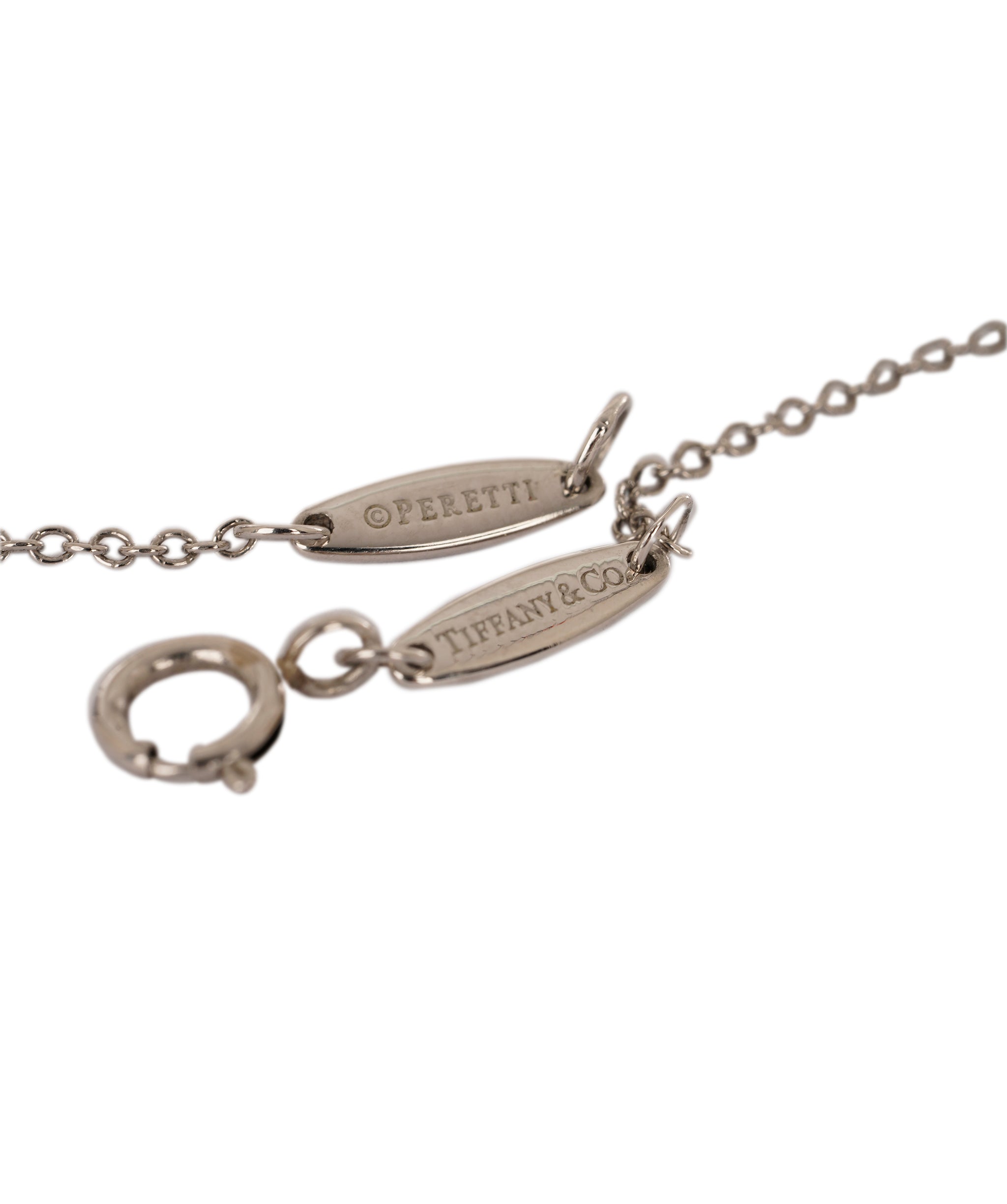 Tiffany & Co. Platinum 0.12ct Diamonds by the Yard Necklace AKC0755