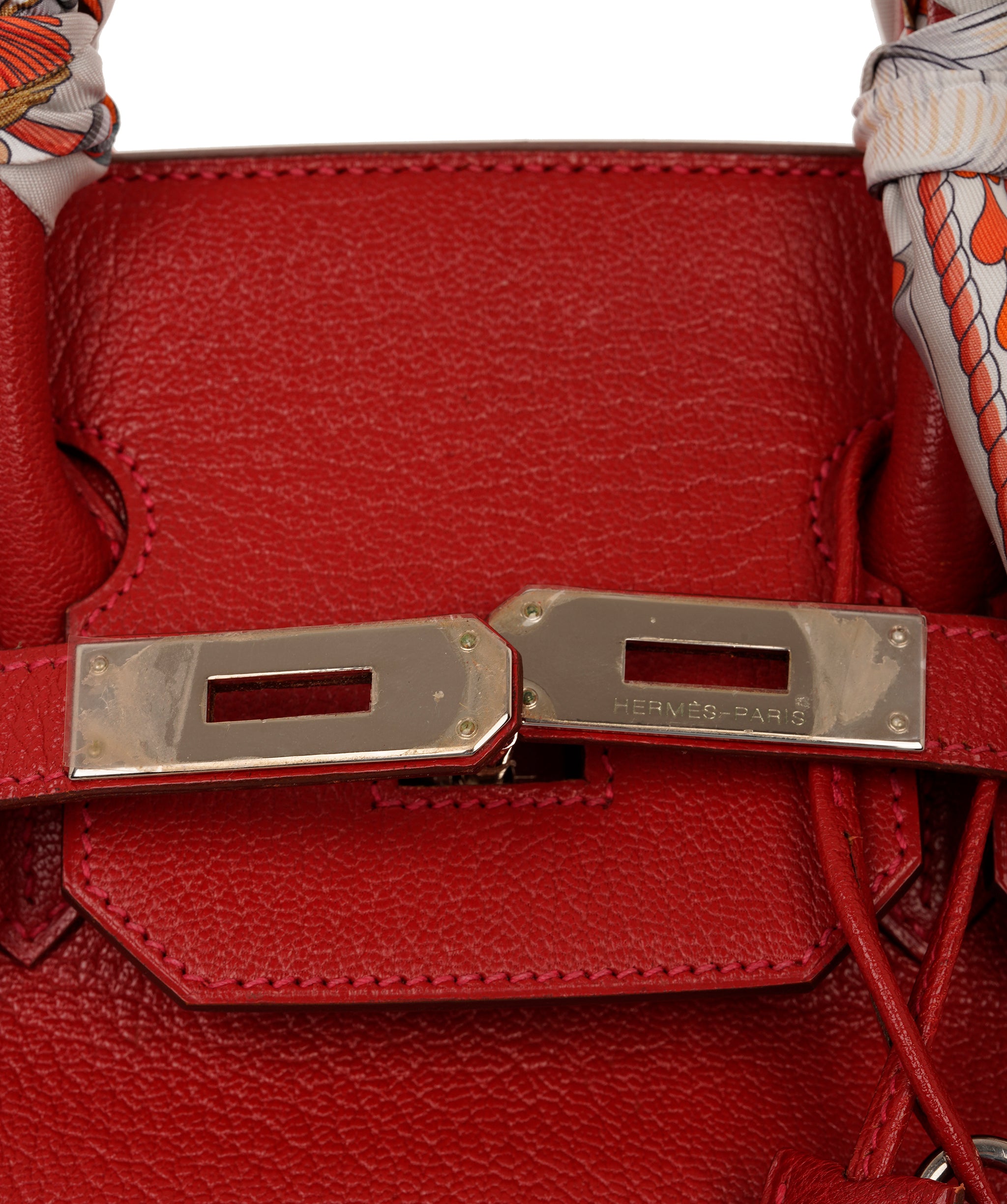 Hermes Hac 32 Handbag - RED ALC4156