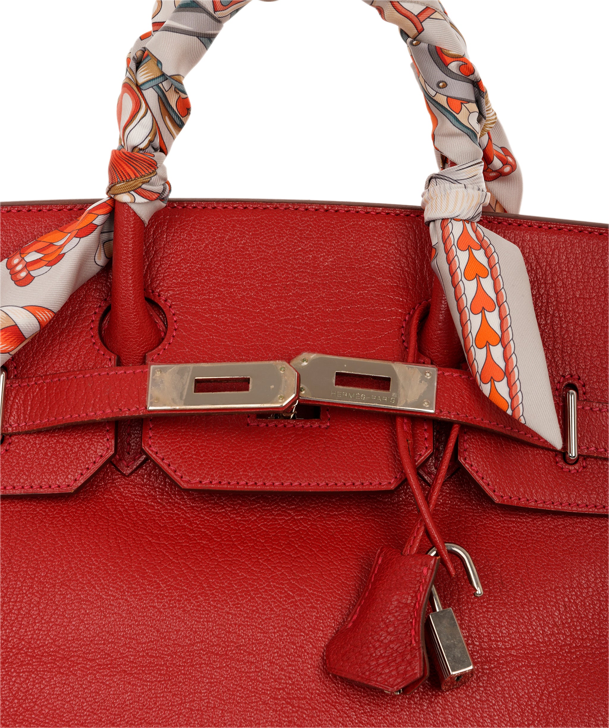Hermes Hac 32 Handbag - RED ALC4156