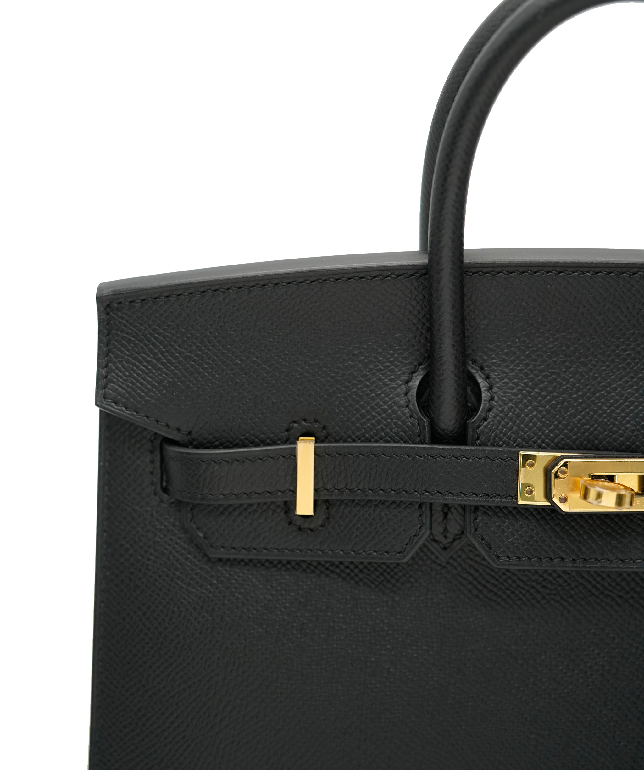 Hermès Birkin 25 Sellier Black Epsom GHW #B SKC1770