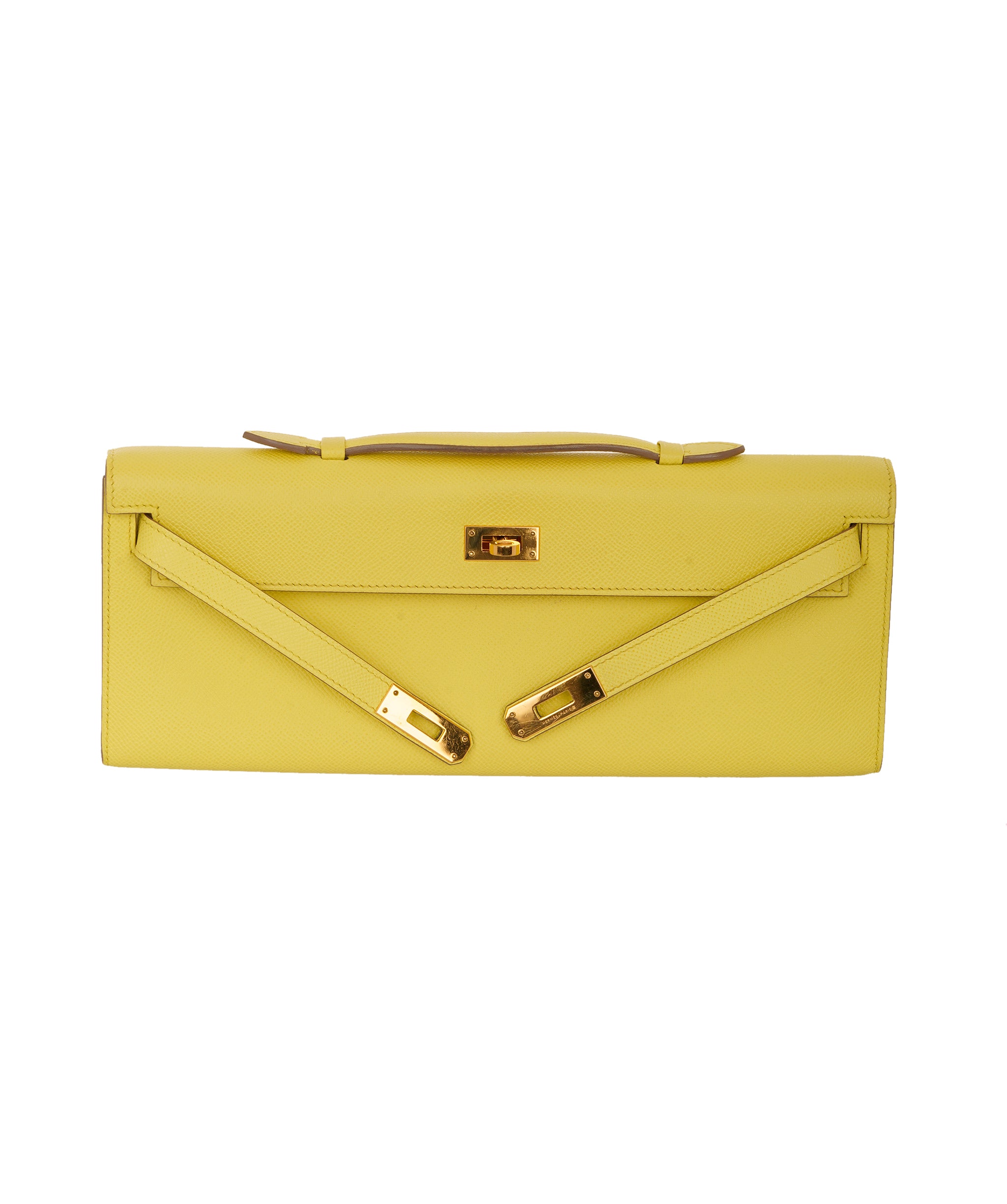 Hermés Kelly Cut Soufre Epsom With GHW  ALC4152