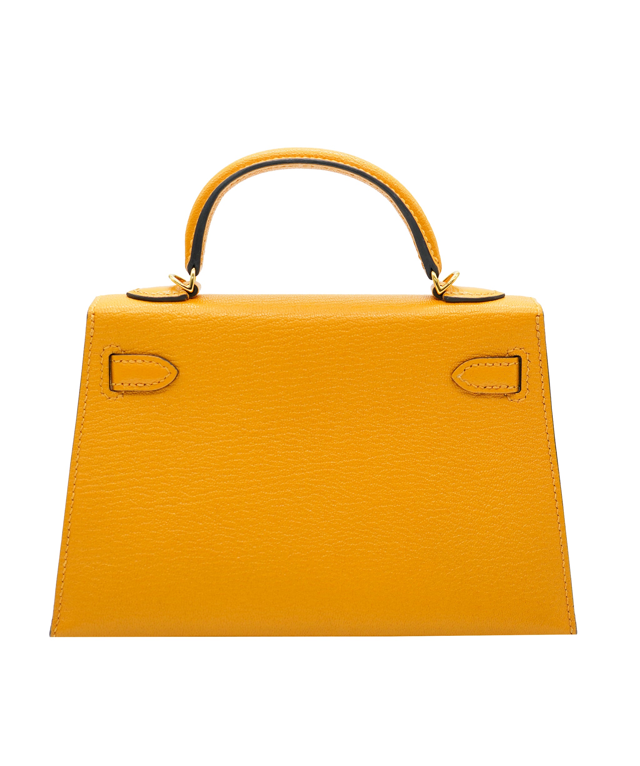 Hermes Kelly 20 Moutard Chevre GHW #A SKC1589