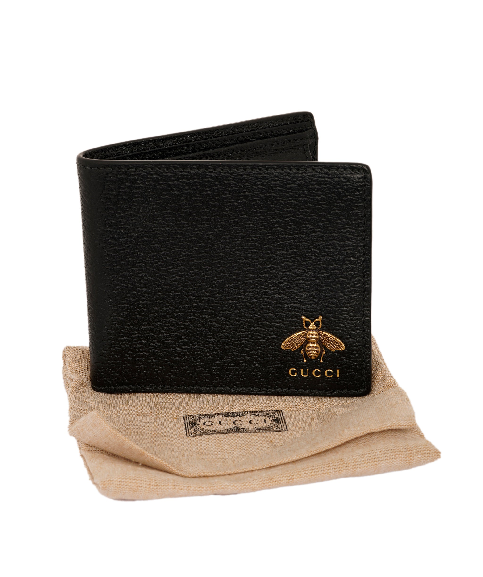 Gucci Black Compact GG Wallet