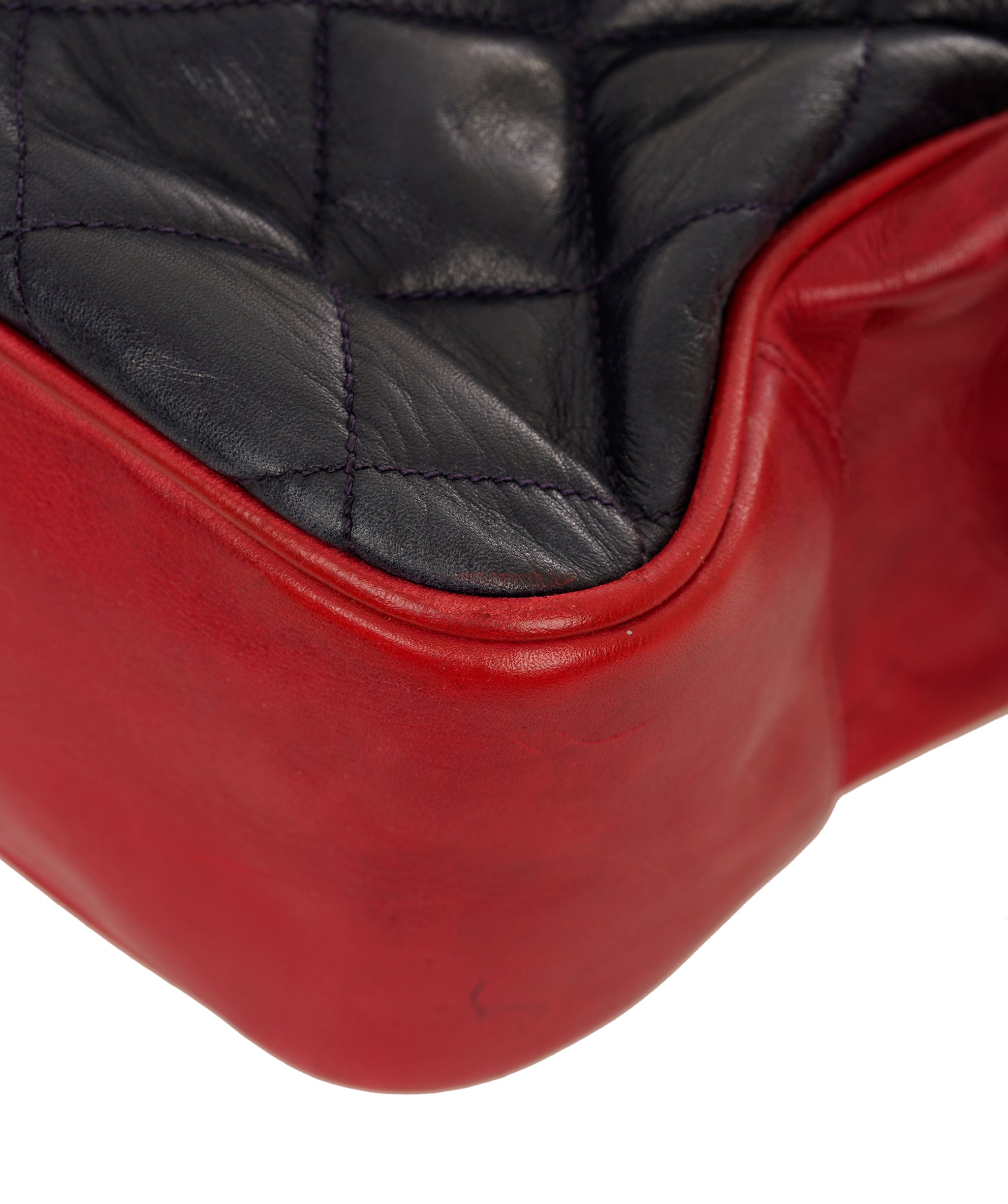 Chanel Chanel Bicolor Shoulder Bag Red/Navy - NAVY ALC4161