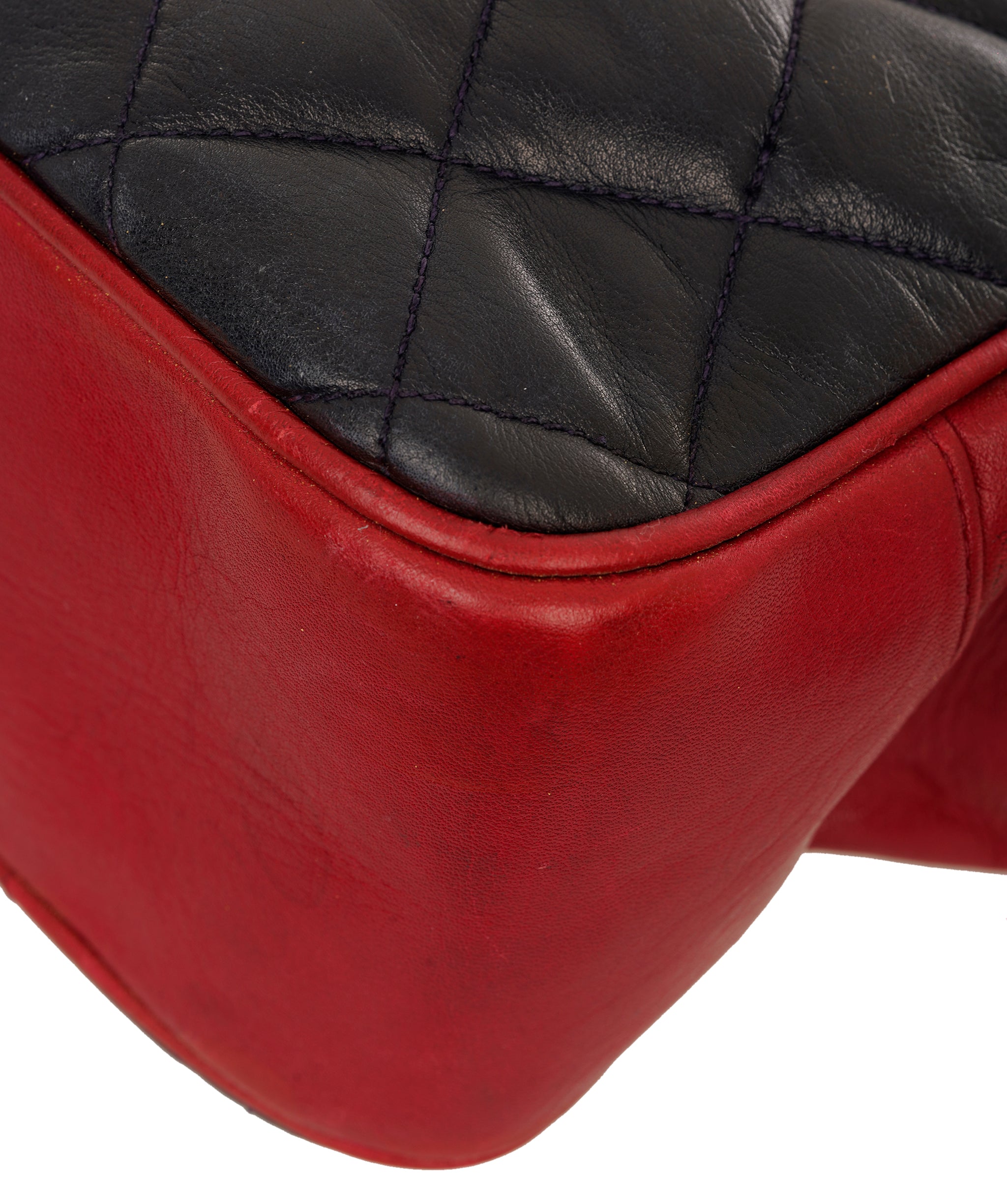 Chanel Chanel Bicolor Shoulder Bag Red/Navy - NAVY ALC4161