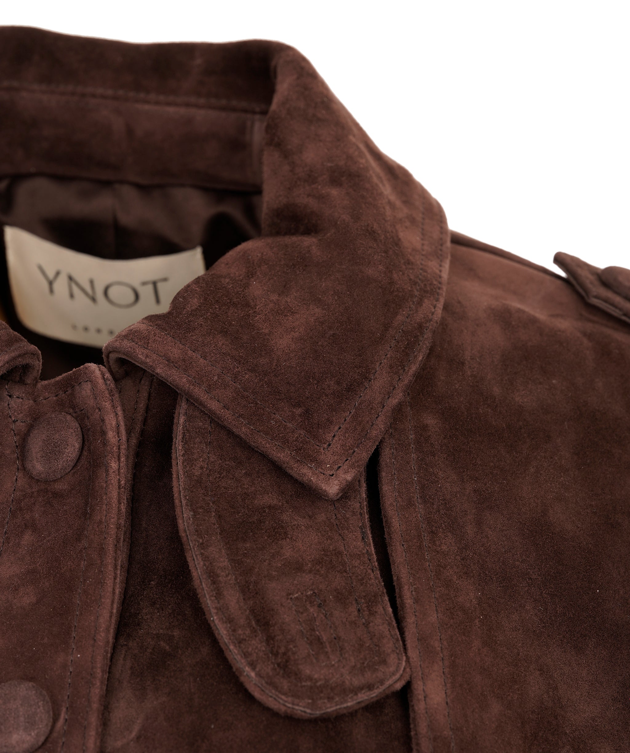 Suede brown coat ALC4165