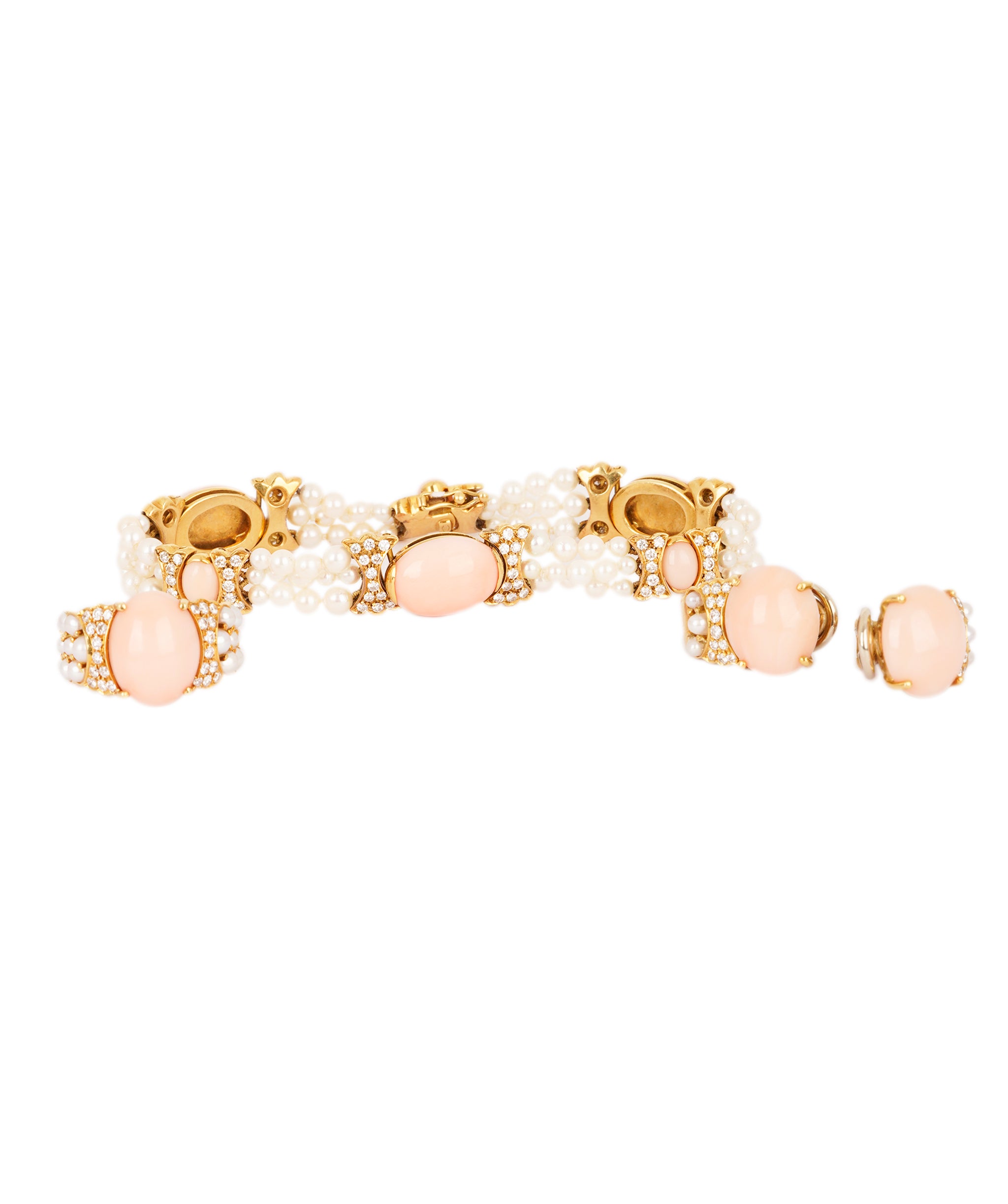Coral, Diamond and Pearl Set WA24635