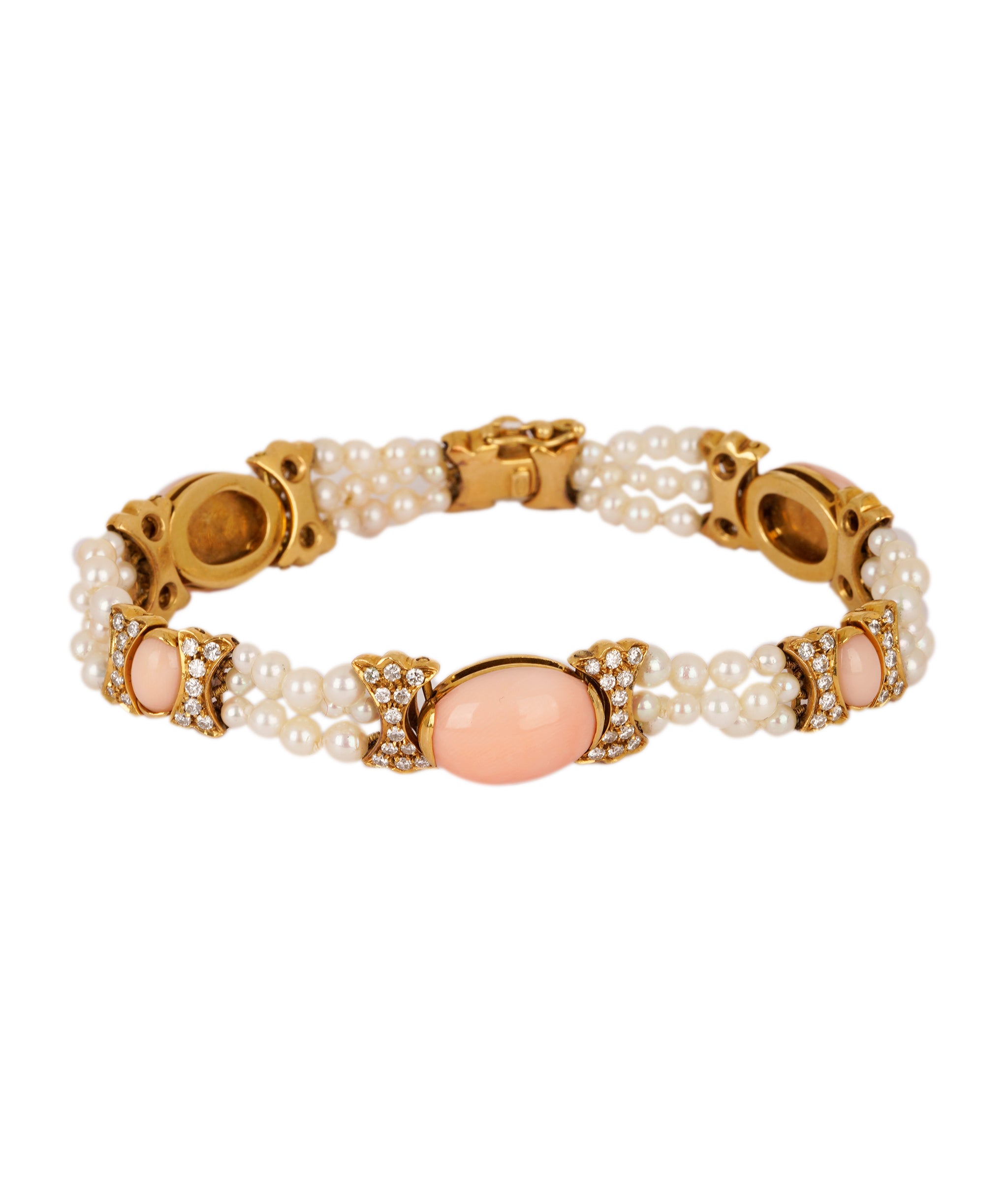 Coral, Diamond and Pearl Set WA24635