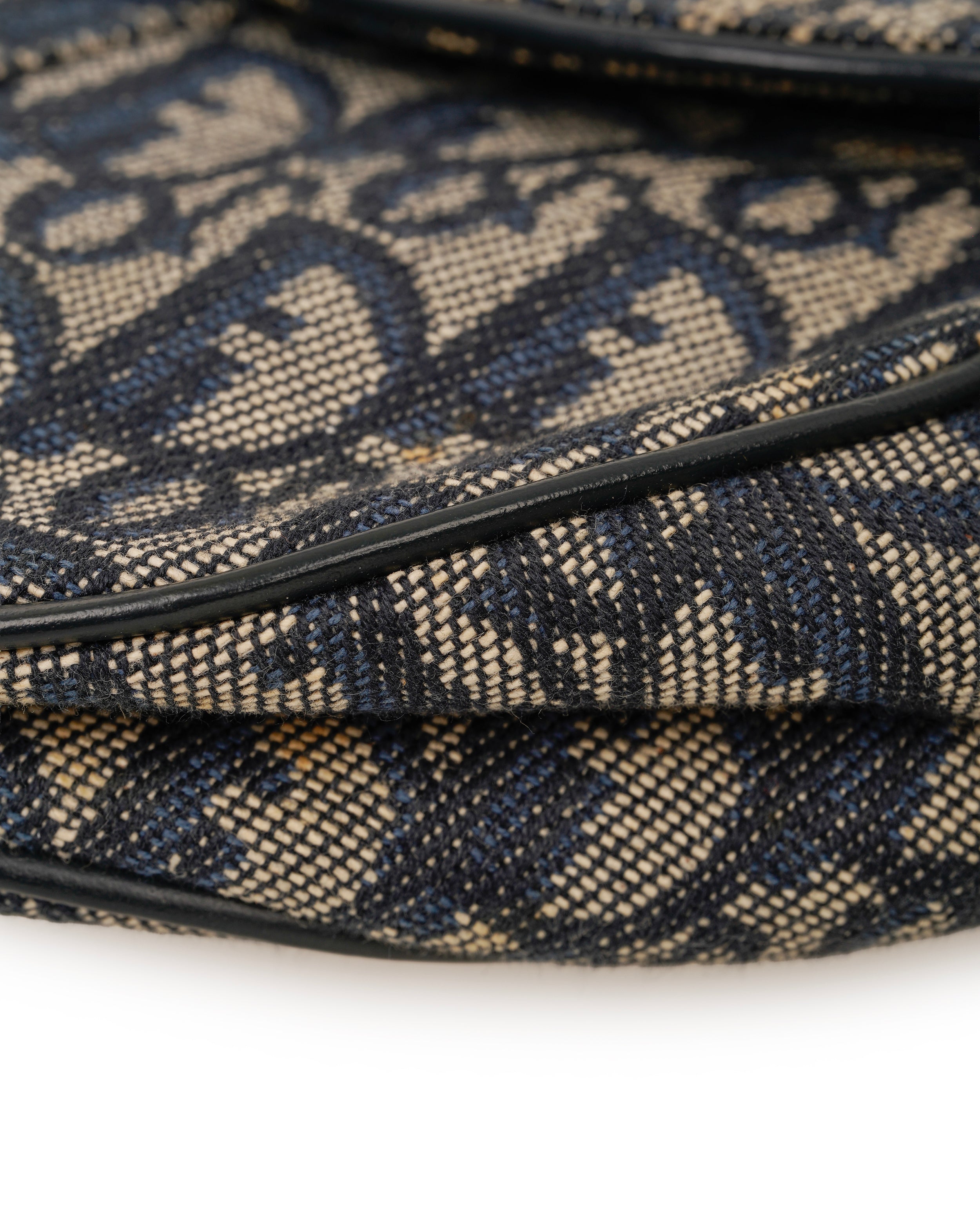 Christian Dior Oblique Saddle Bag With GHW ALL1169