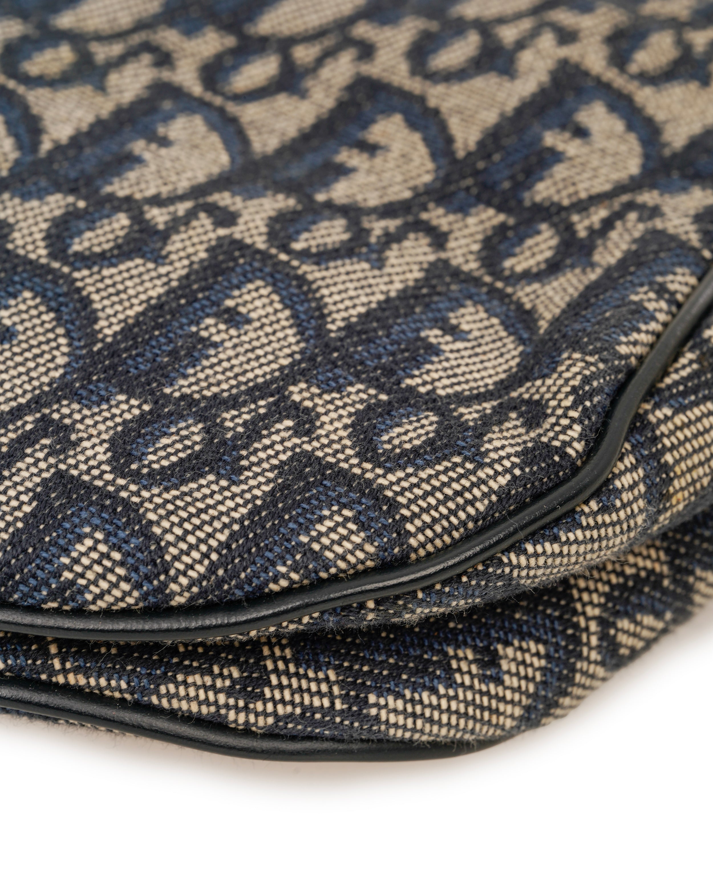 Christian Dior Oblique Saddle Bag With GHW ALL1169