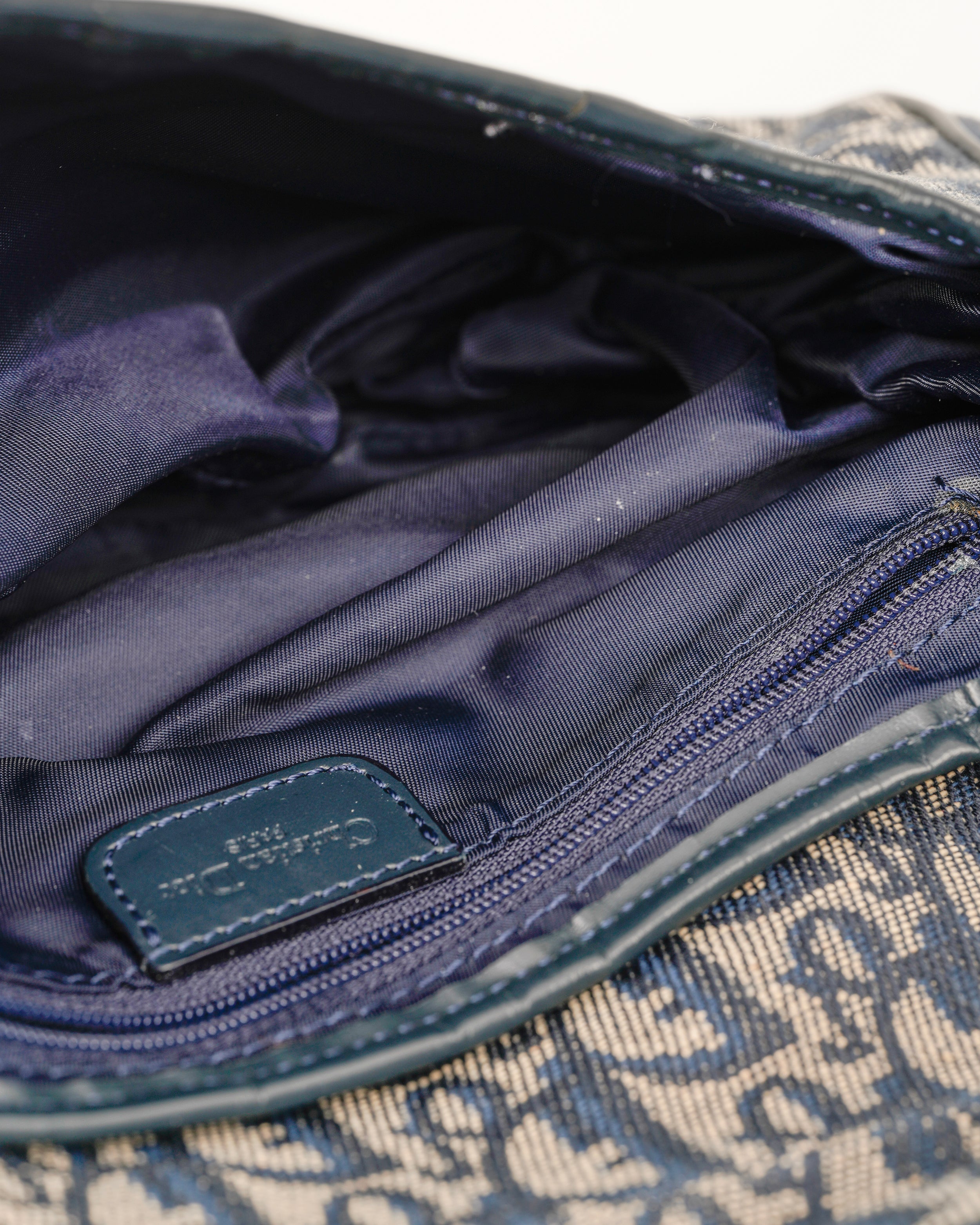 Christian Dior Oblique Saddle Bag With GHW ALL1169