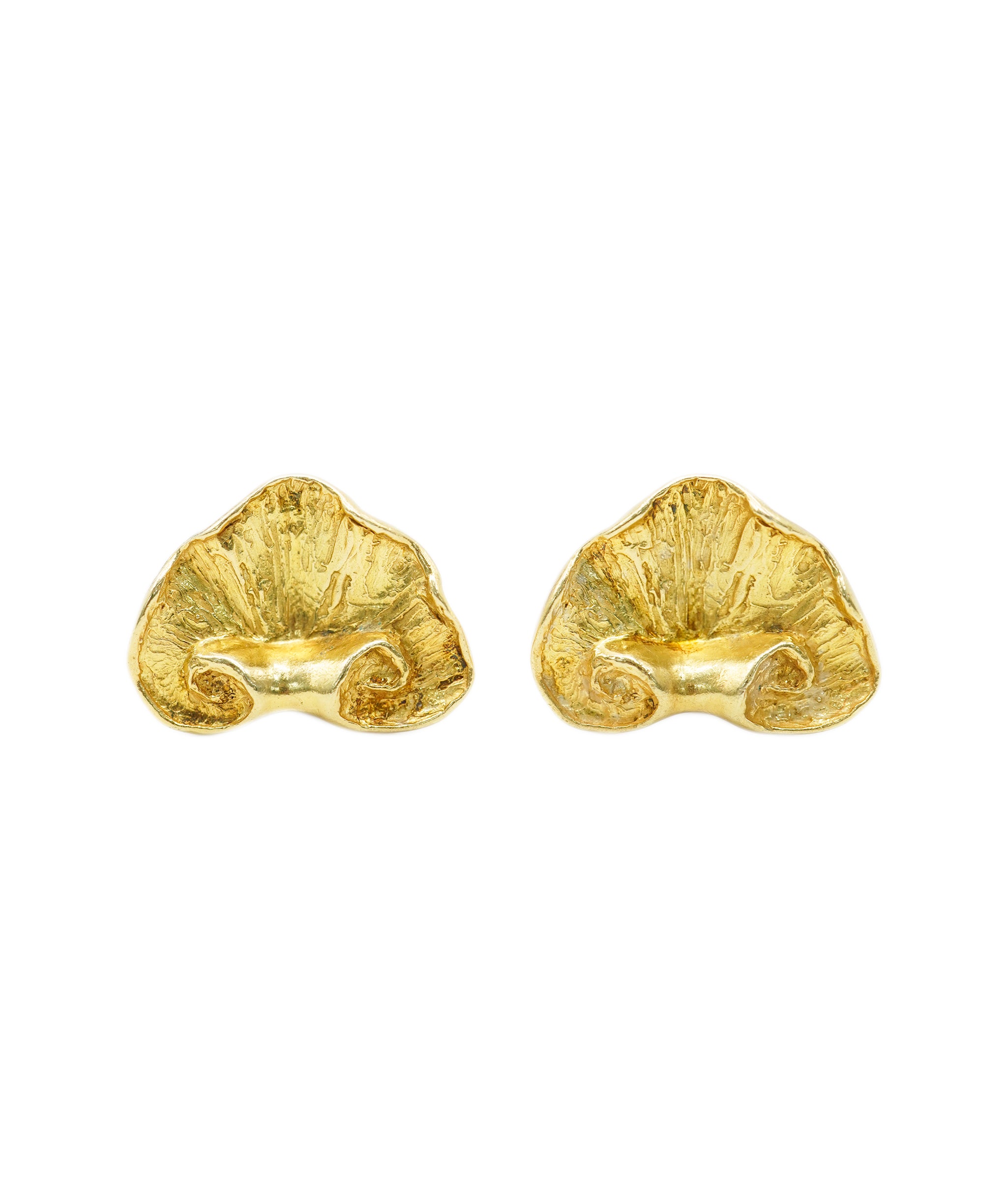 YSL leaf gold earring AGC1753