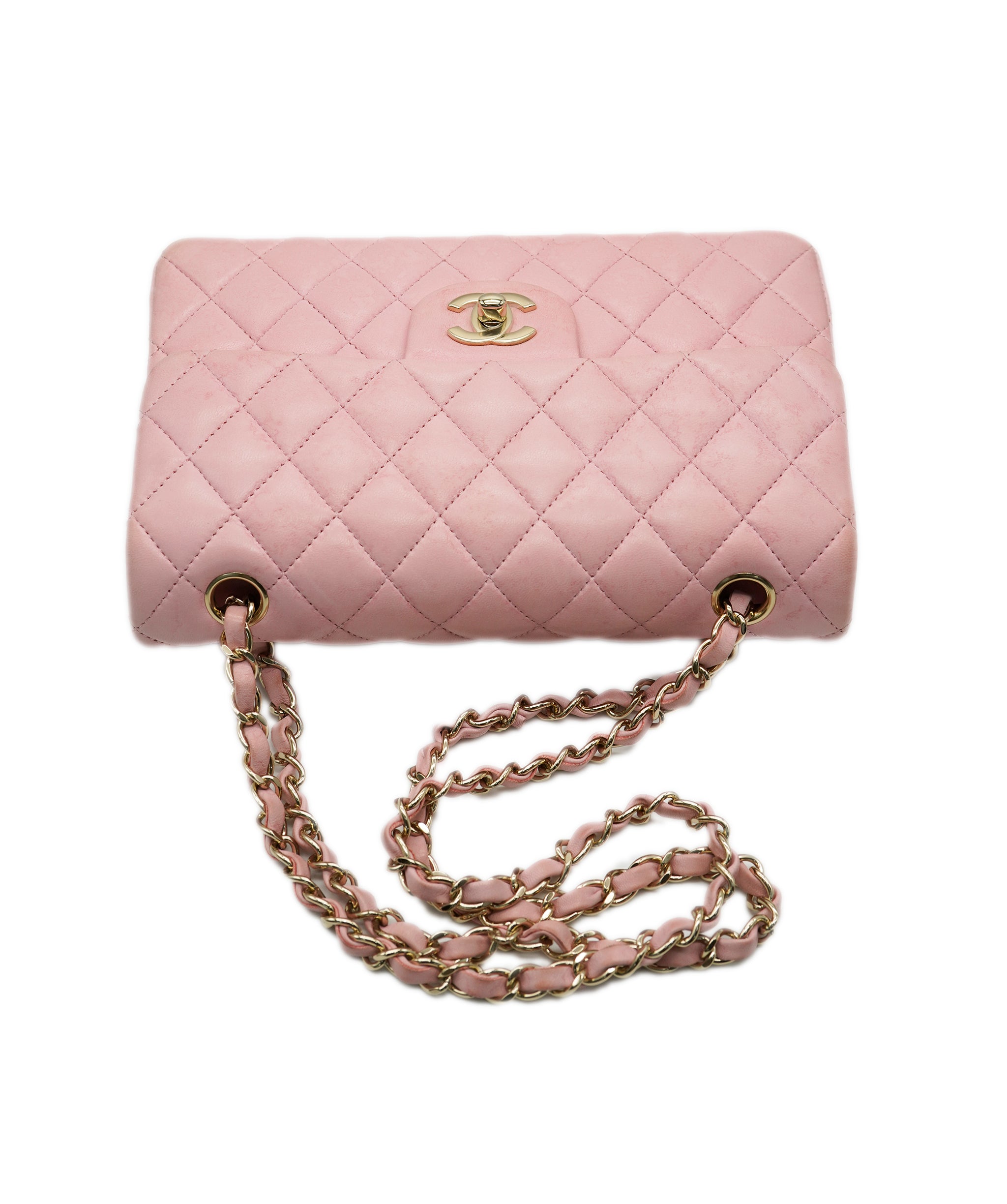 Chanel Pink Classic Flap with Gold Hardware  ALC1300