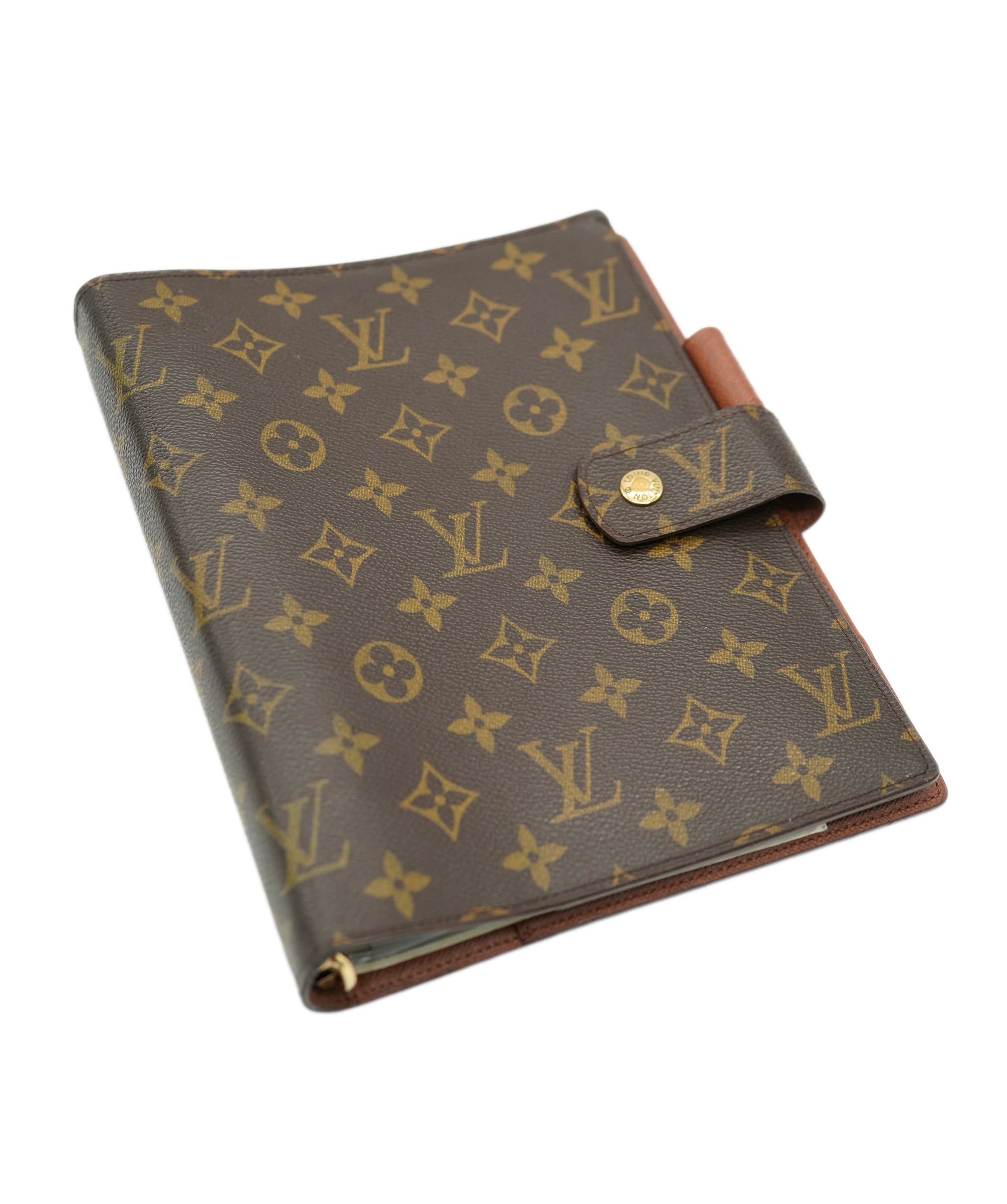 LOUIS VUITTON Monogram Agenda GM Day Planner Cover R20006 LV Auth hk1364 DXBV0094