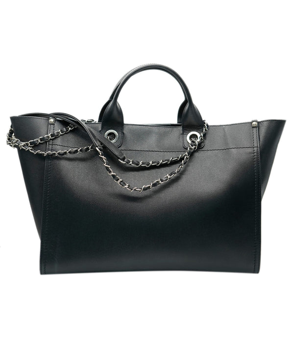 Chanel Leather Deuville Black Bag  ALC1308