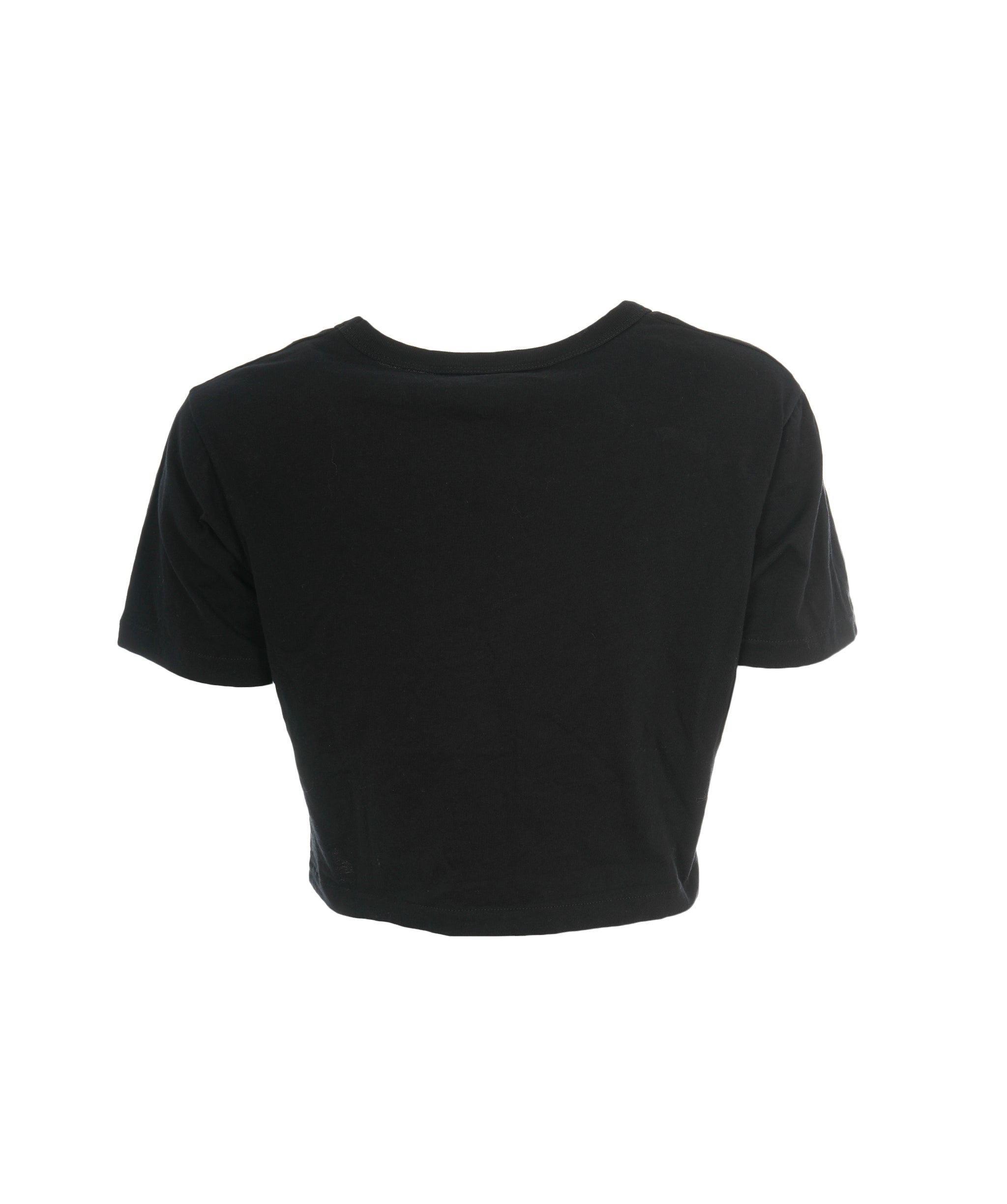 Gucci Black Emebllished G Short Sleeve Crop Top ABL0002