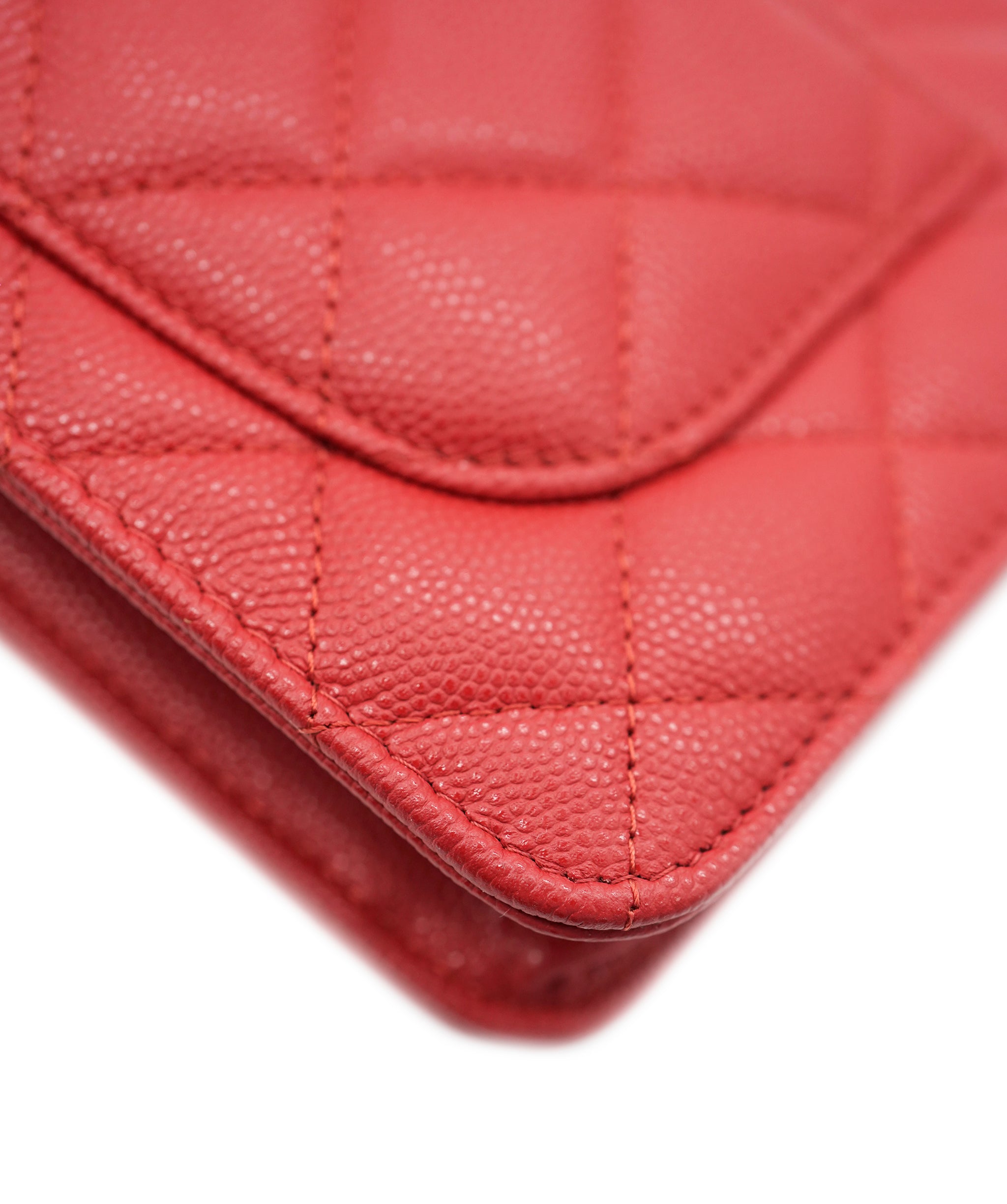 Chanel Red Caviar Top Handle Crossbody Bag  ALC1900