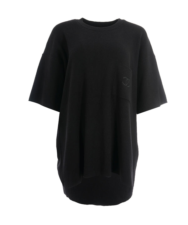 Chanel Bic CC Pocket Sweater Black ASL10490