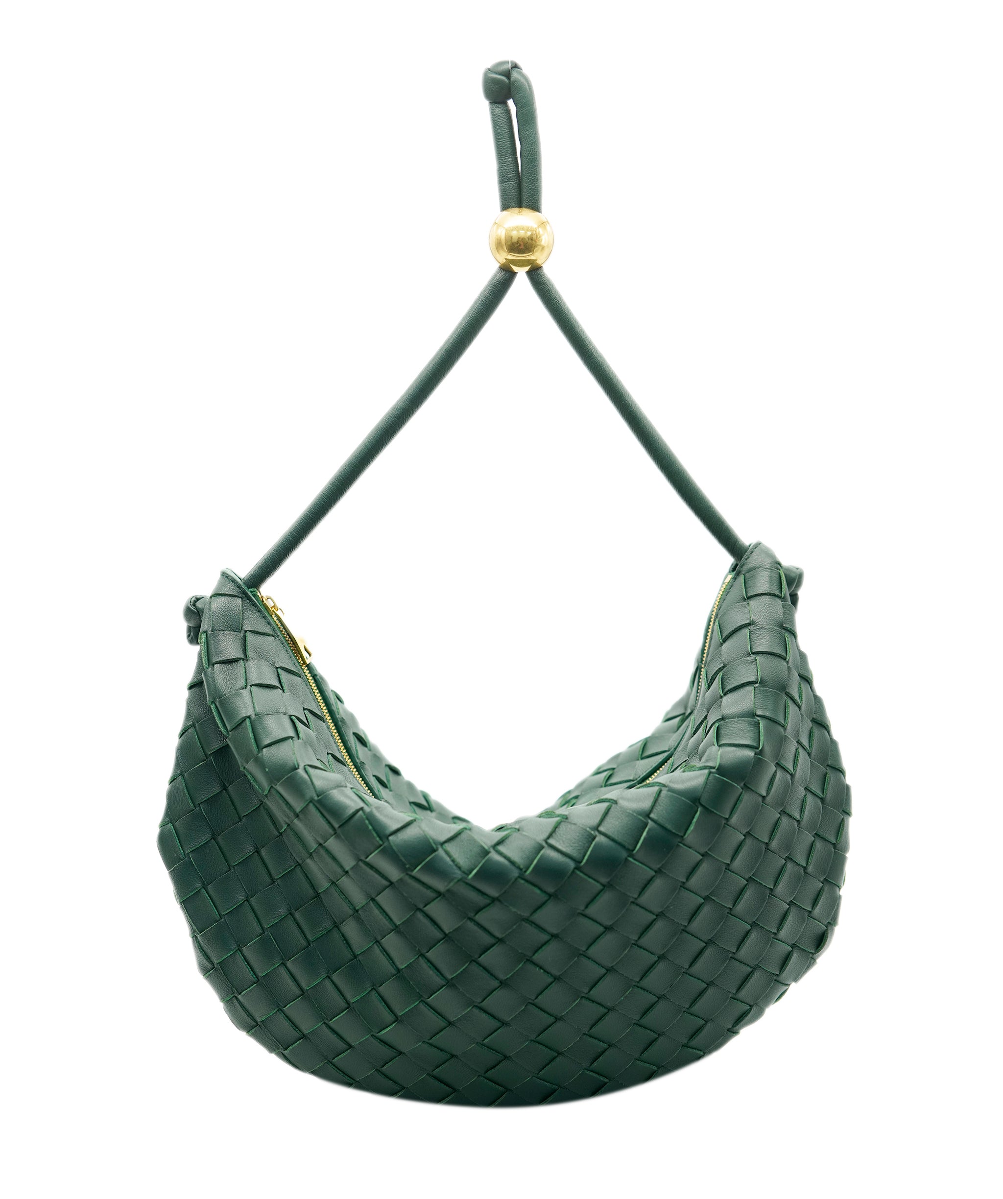 Bottega Forest Green Shoulder Bag * Current Season * ALC1912