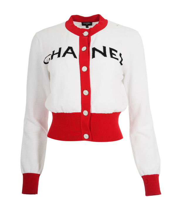 Super rare Chanel Red Cardigan  ALC1313