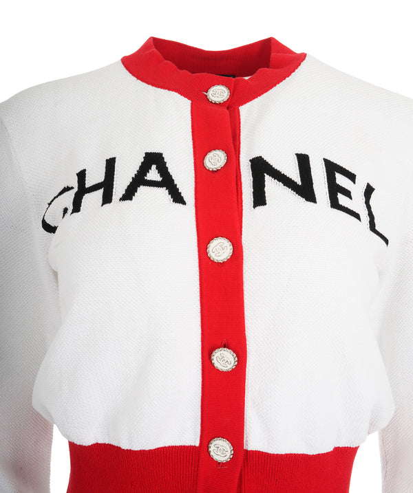 Super rare Chanel Red Cardigan  ALC1313