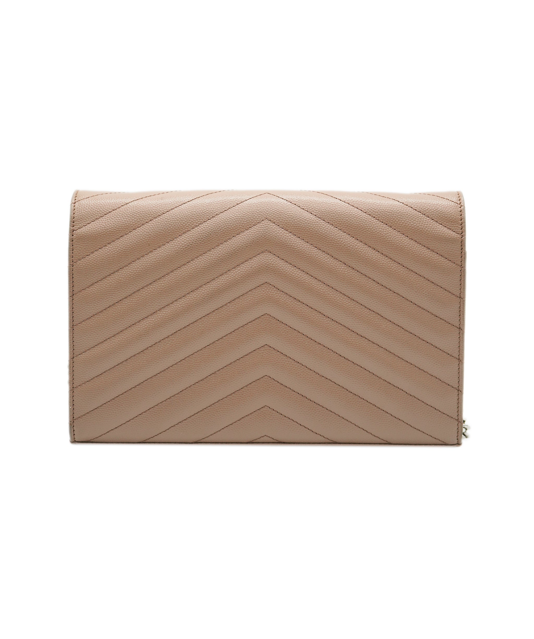 Saint Laurent Chevron Crossbody Beige Bag ALC1923