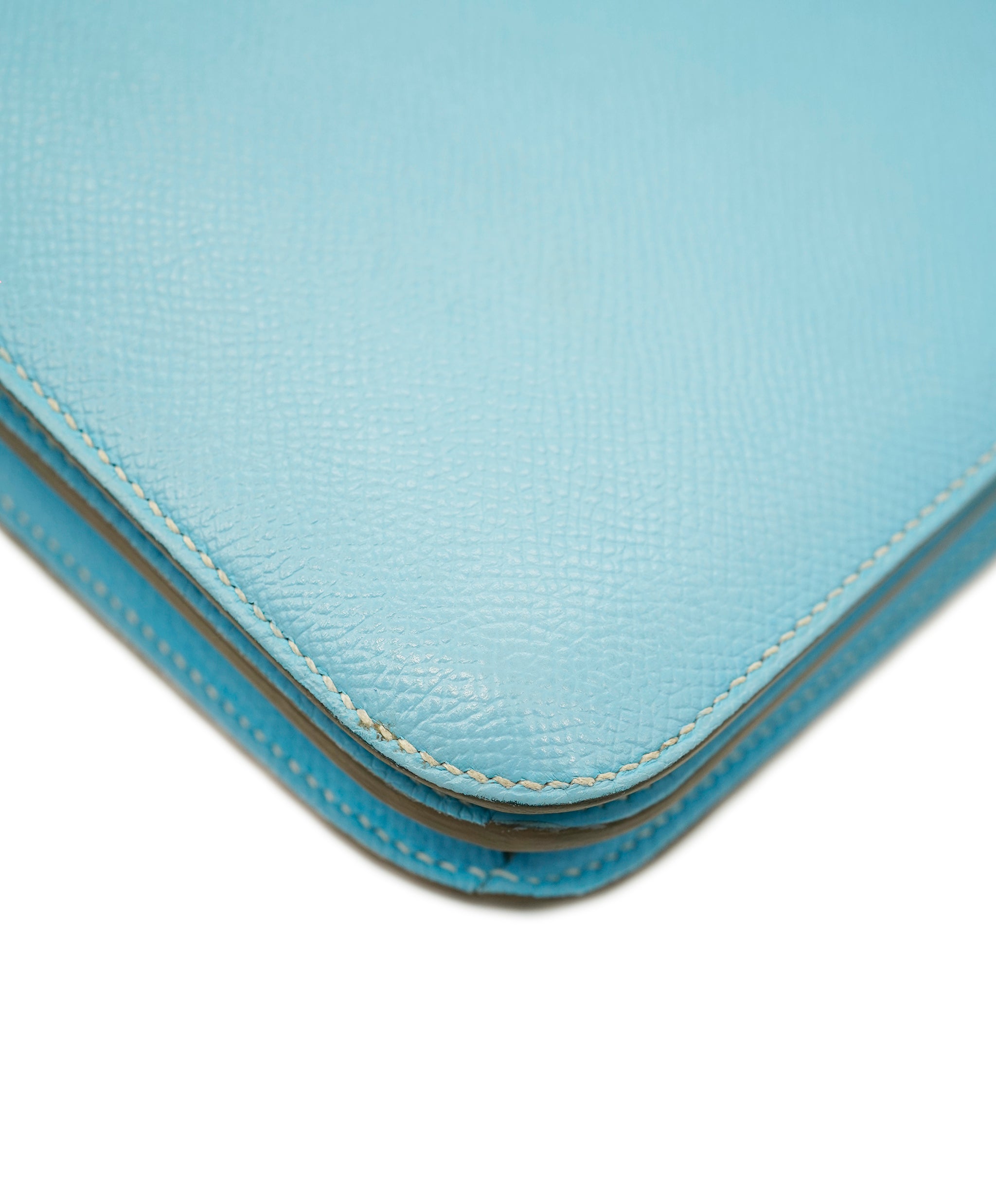 Hermes Constance Elan Blue Celeste Epsom PHW #O (Year 2011) ALL0841