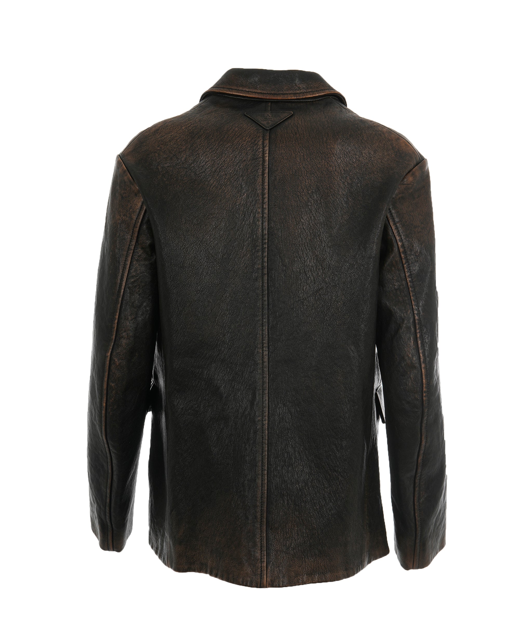 Prada Brown Leather Jacket 38 ALC1938