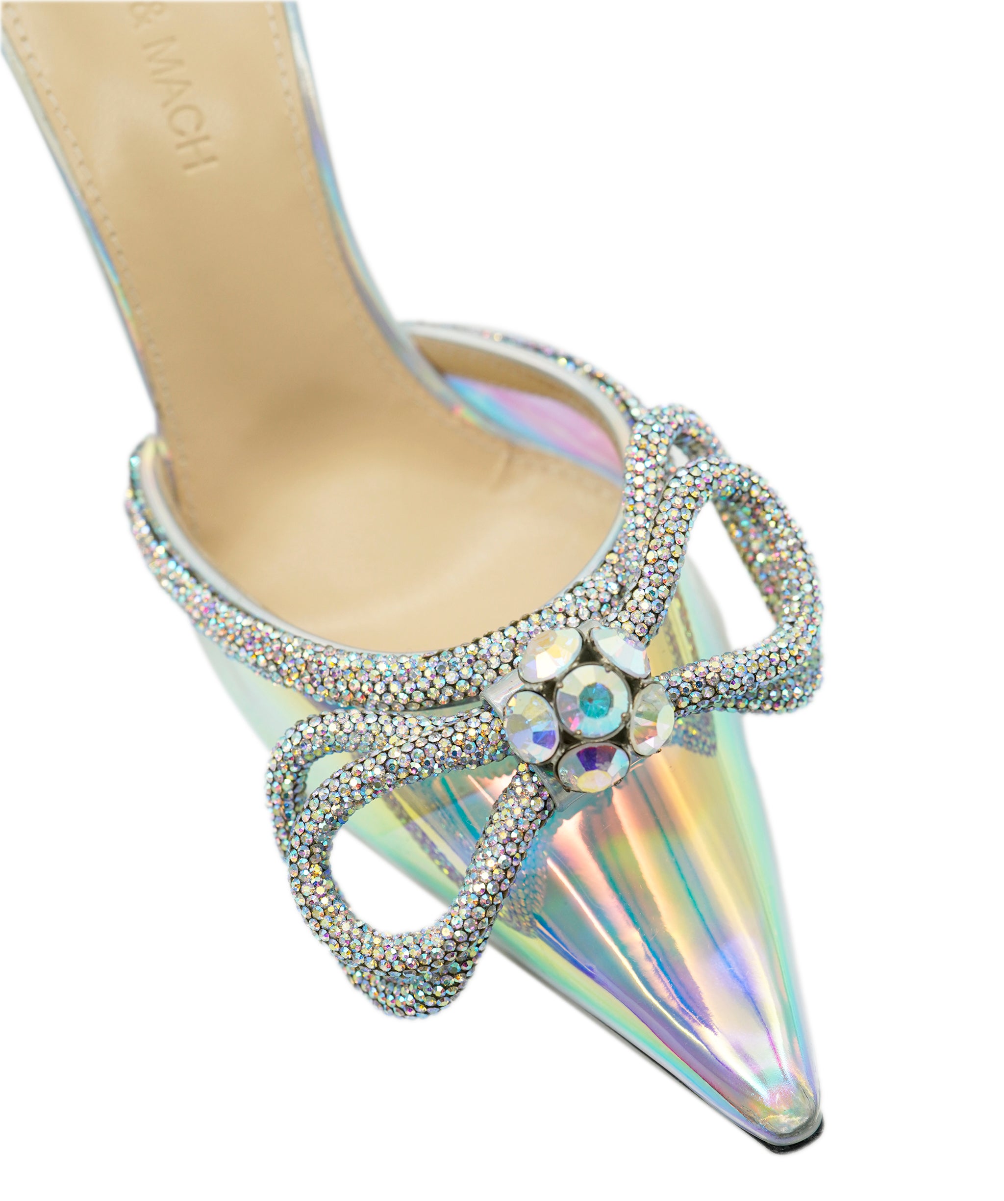 Mach and Mach Chrome Glitter Heels ALC1946