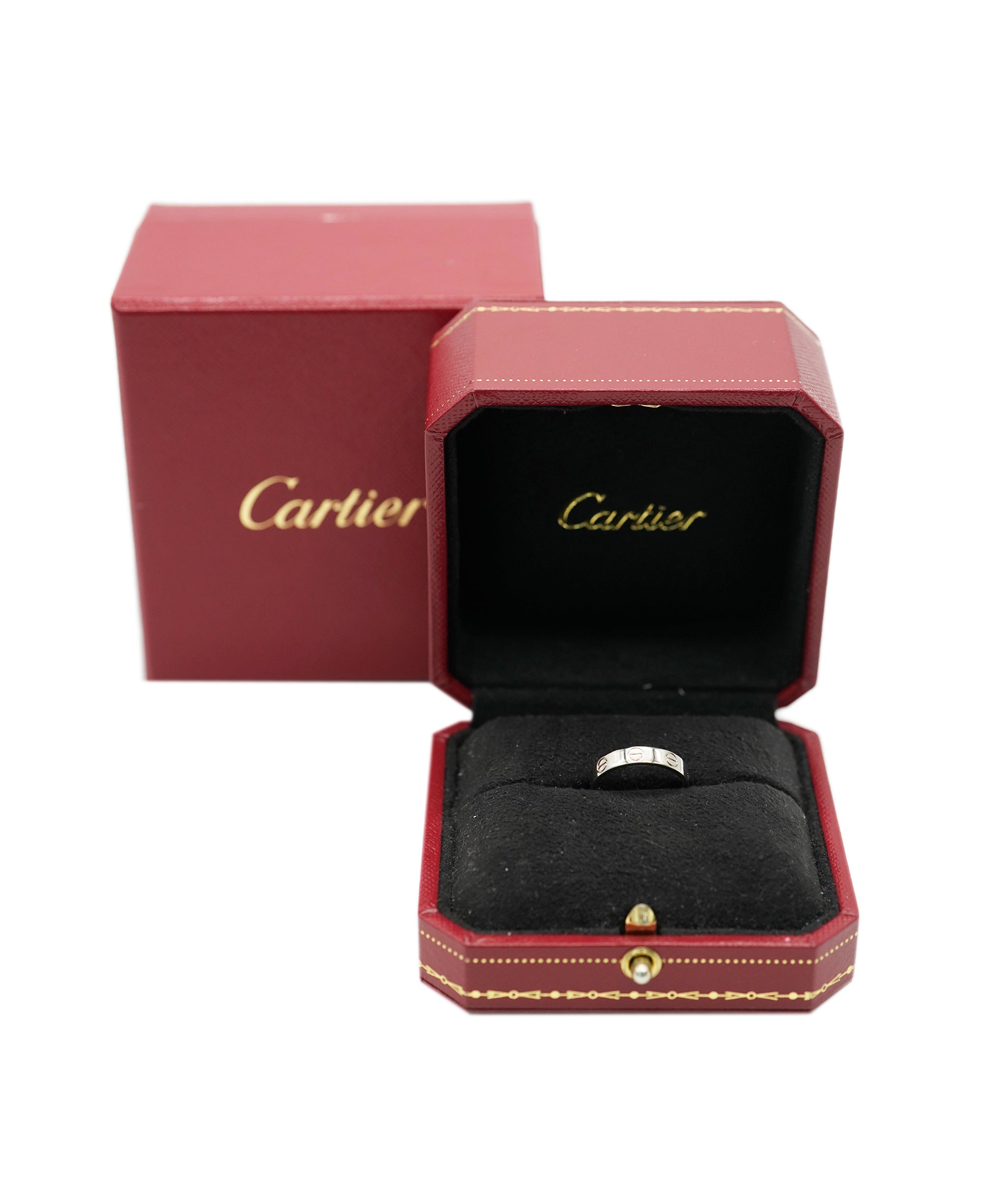 Cartier White Gold Love Thin Band ALC1949